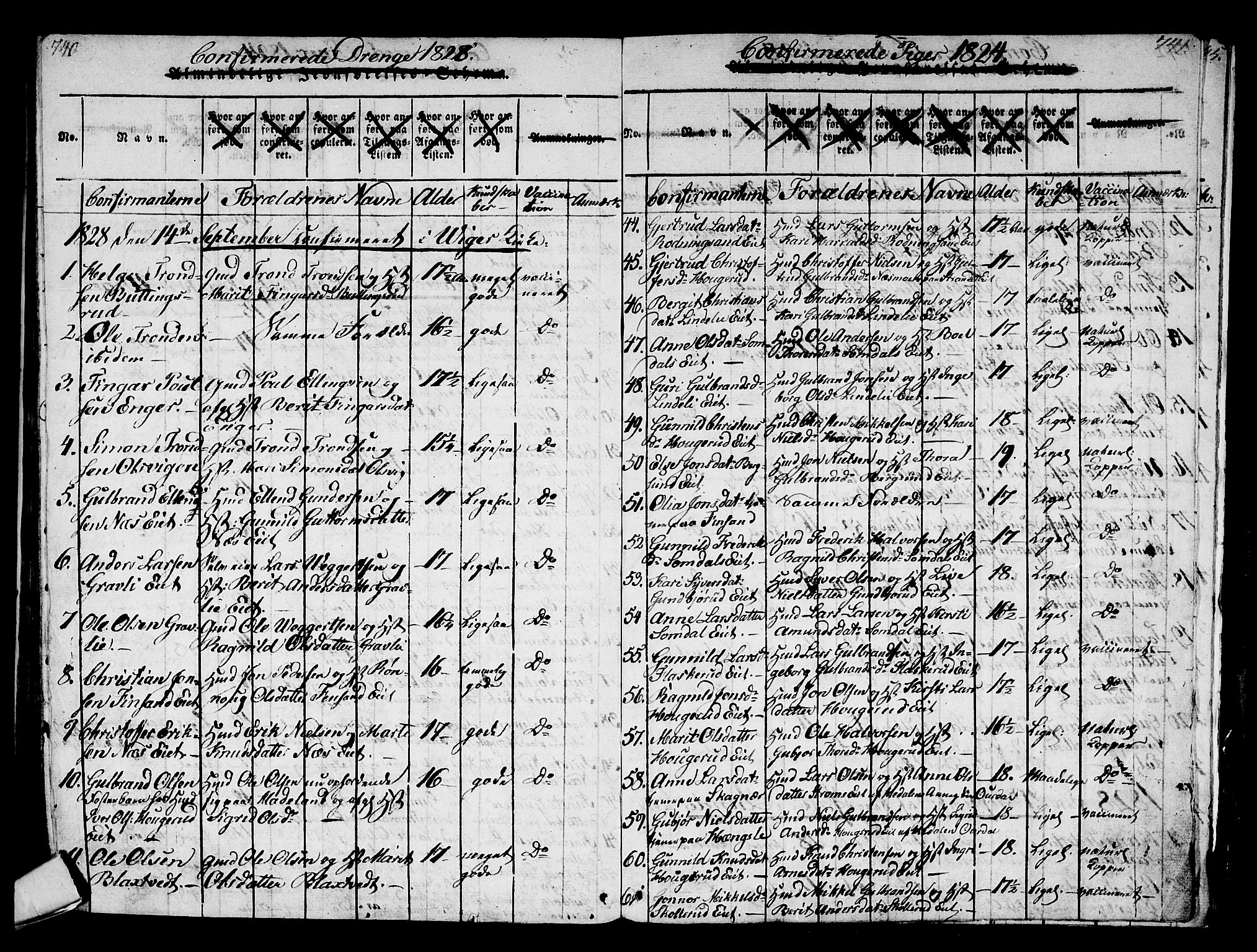 Norderhov kirkebøker, AV/SAKO-A-237/F/Fa/L0008: Parish register (official) no. 8, 1814-1833, p. 740-741