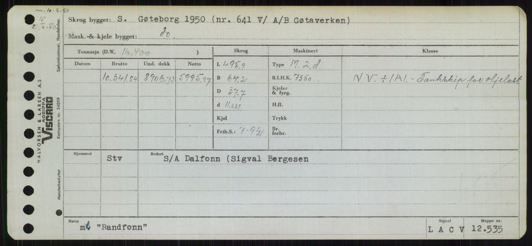 Sjøfartsdirektoratet med forløpere, Skipsmålingen, AV/RA-S-1627/H/Hb/L0004: Fartøy, O-S, p. 179