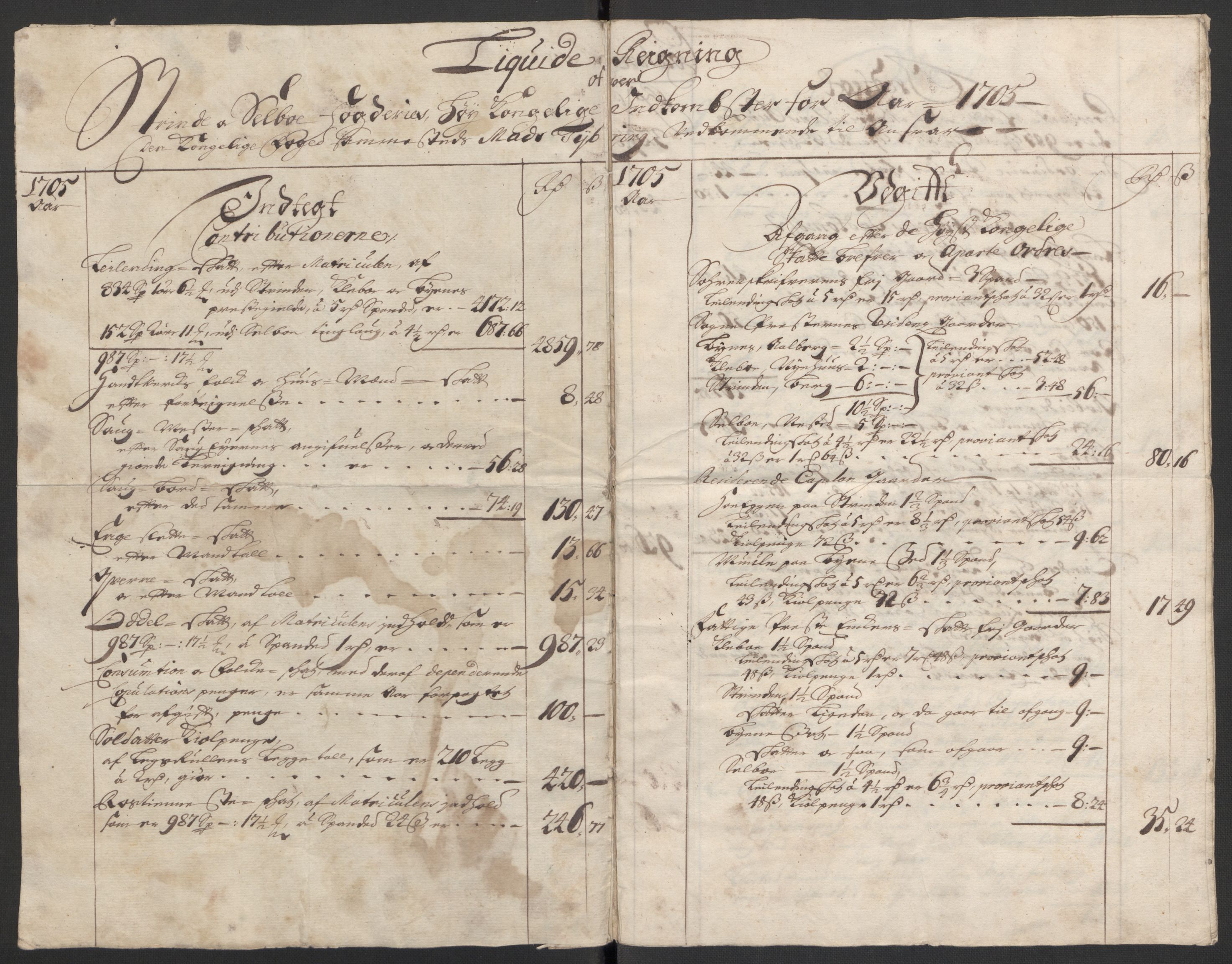 Rentekammeret inntil 1814, Reviderte regnskaper, Fogderegnskap, RA/EA-4092/R61/L4109: Fogderegnskap Strinda og Selbu, 1704-1706, p. 292