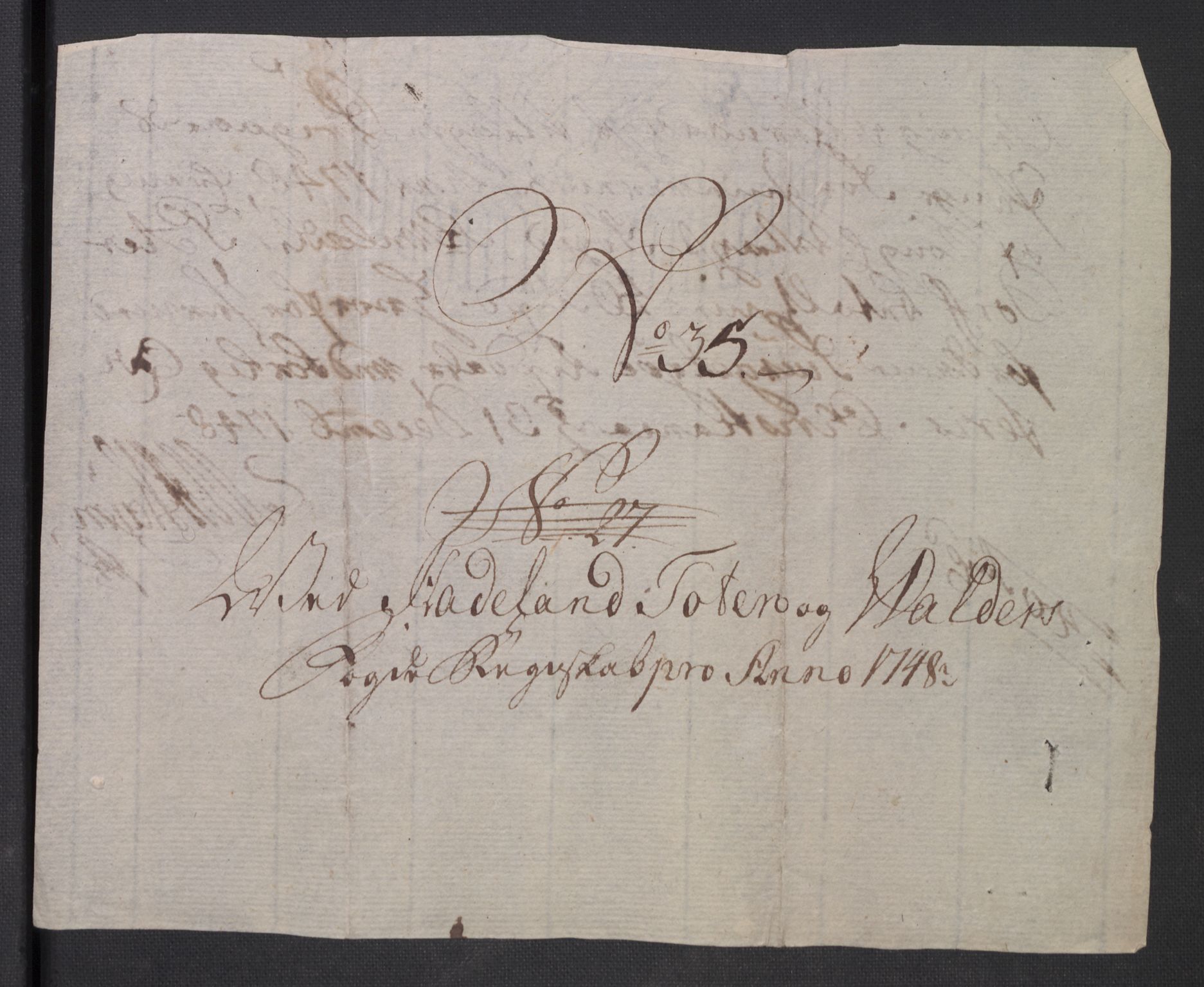 Rentekammeret inntil 1814, Reviderte regnskaper, Fogderegnskap, AV/RA-EA-4092/R18/L1346: Fogderegnskap Hadeland, Toten og Valdres, 1747-1748, p. 393