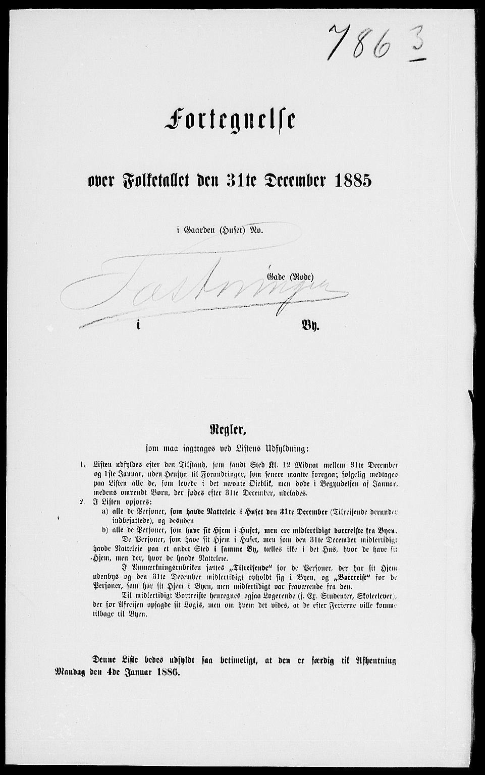 RA, 1885 census for 0101 Fredrikshald, 1885, p. 1747