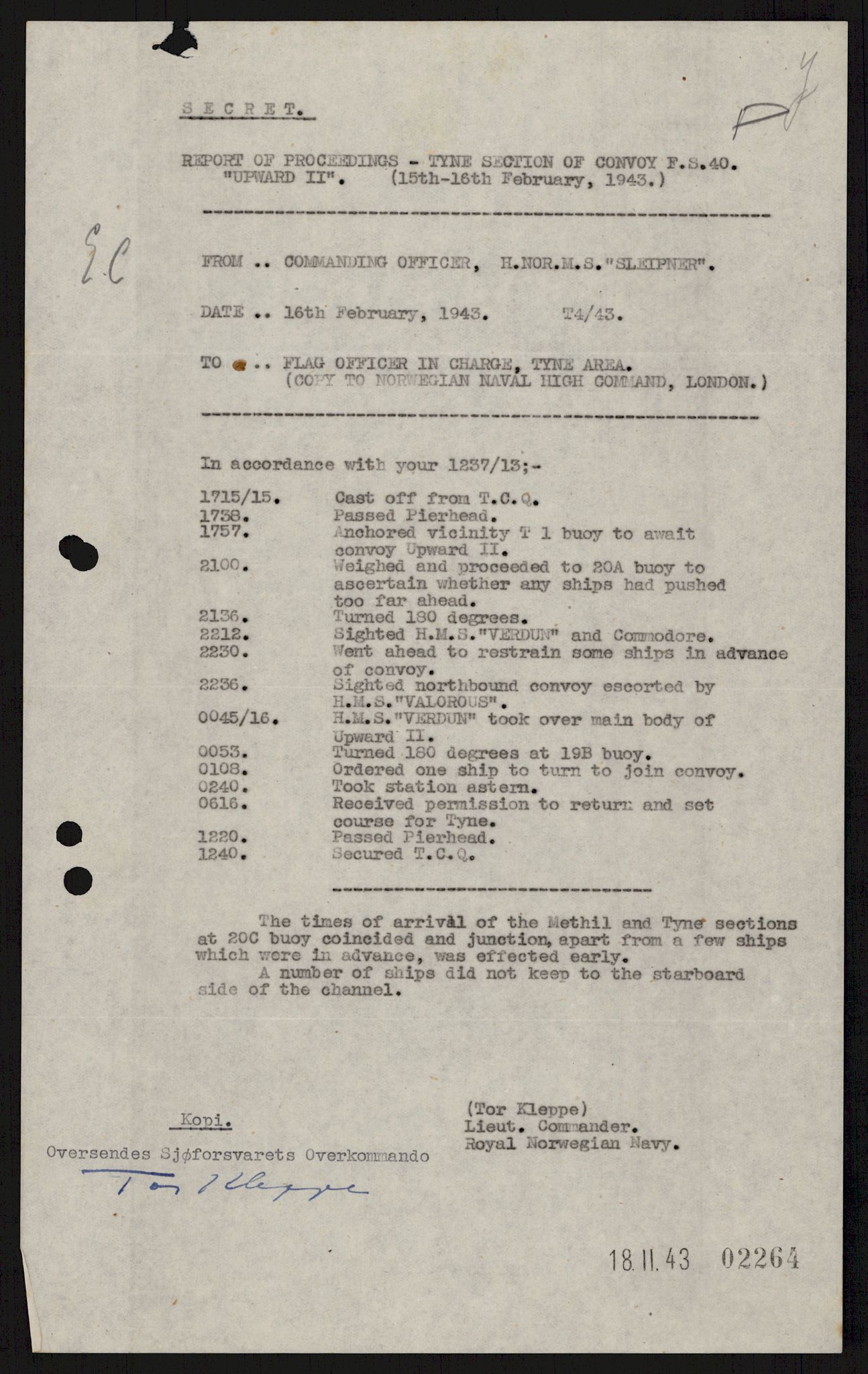 Forsvaret, Sjøforsvarets overkommando, AV/RA-RAFA-2035/D/Dc/L0193: --, 1940-1951, p. 125