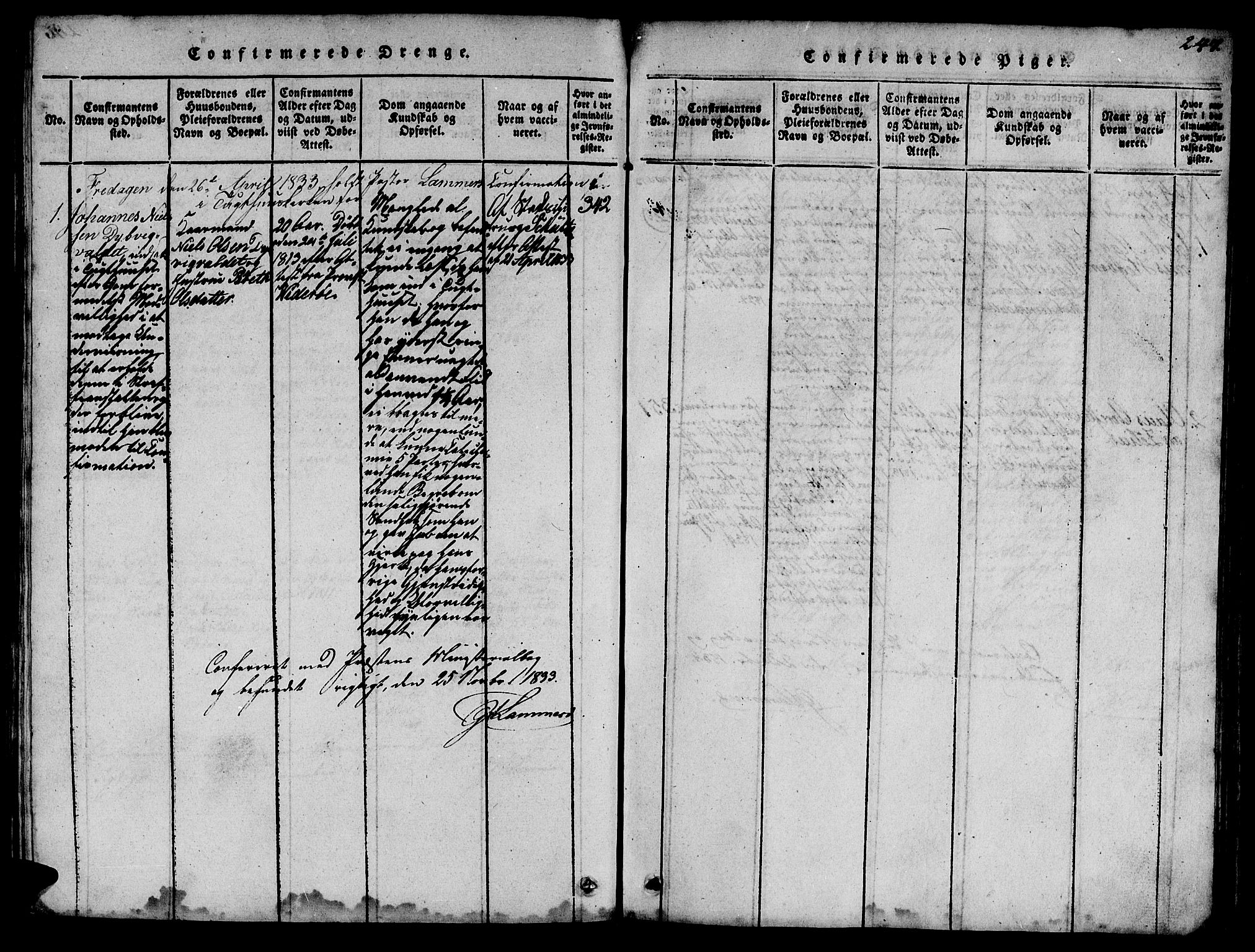 Ministerialprotokoller, klokkerbøker og fødselsregistre - Sør-Trøndelag, SAT/A-1456/623/L0478: Parish register (copy) no. 623C01, 1815-1873, p. 247