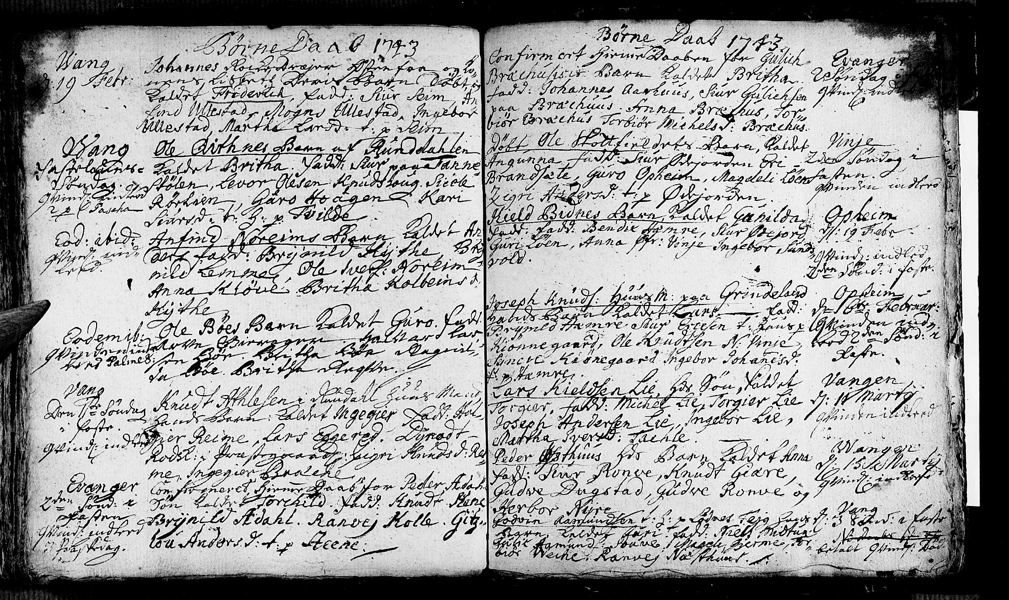 Voss sokneprestembete, AV/SAB-A-79001/H/Haa: Parish register (official) no. A 5, 1736-1743, p. 125