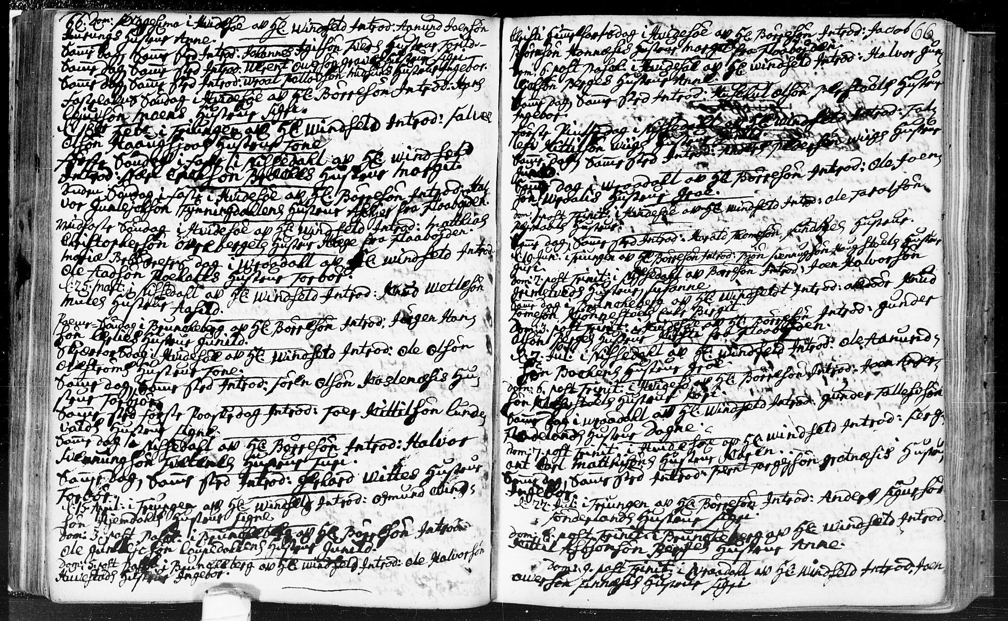 Kviteseid kirkebøker, SAKO/A-276/F/Fa/L0002: Parish register (official) no. I 2, 1773-1786, p. 66