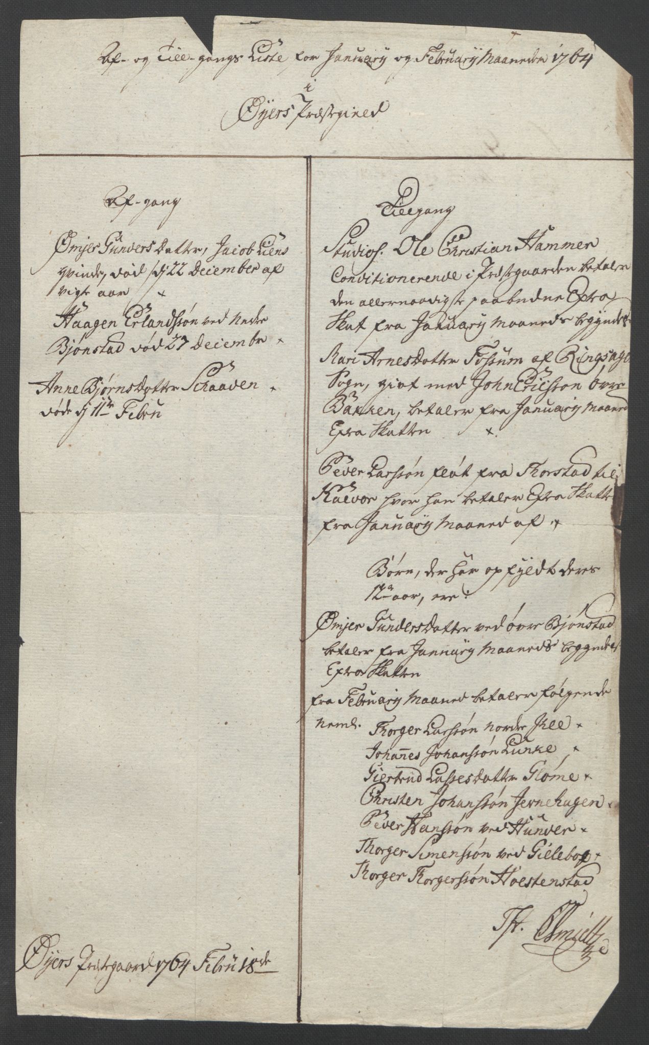 Rentekammeret inntil 1814, Reviderte regnskaper, Fogderegnskap, RA/EA-4092/R17/L1266: Ekstraskatten Gudbrandsdal, 1762-1766, p. 363