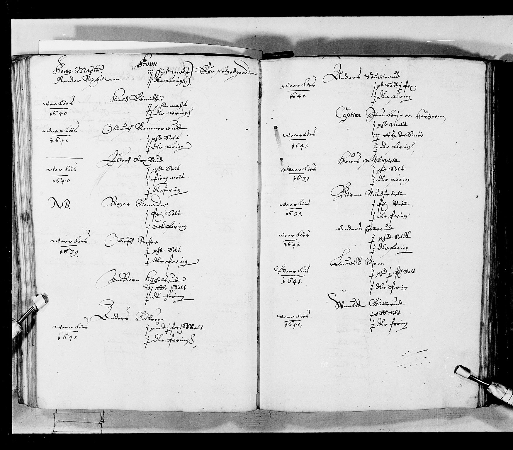 Stattholderembetet 1572-1771, AV/RA-EA-2870/Ek/L0019/0001: Jordebøker 1633-1658 / Jordebøker for Akershus len, 1642, p. 57