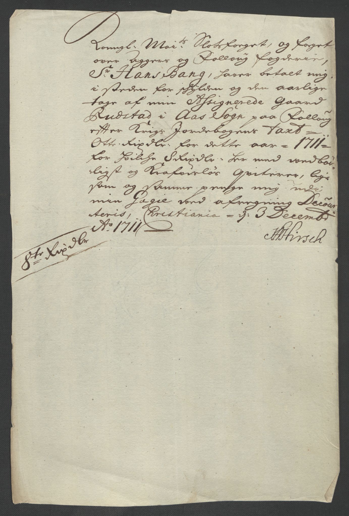 Rentekammeret inntil 1814, Reviderte regnskaper, Fogderegnskap, AV/RA-EA-4092/R10/L0448: Fogderegnskap Aker og Follo, 1710-1711, p. 325