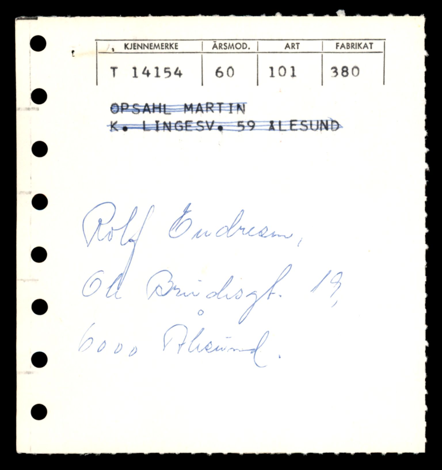 Møre og Romsdal vegkontor - Ålesund trafikkstasjon, AV/SAT-A-4099/F/Fe/L0043: Registreringskort for kjøretøy T 14080 - T 14204, 1927-1998, p. 1973