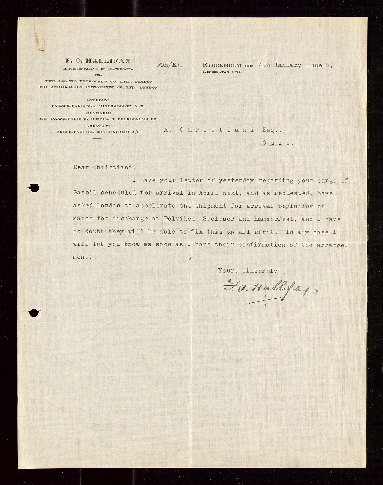 Pa 1521 - A/S Norske Shell, AV/SAST-A-101915/E/Ea/Eaa/L0015: Sjefskorrespondanse, 1928-1929, p. 422