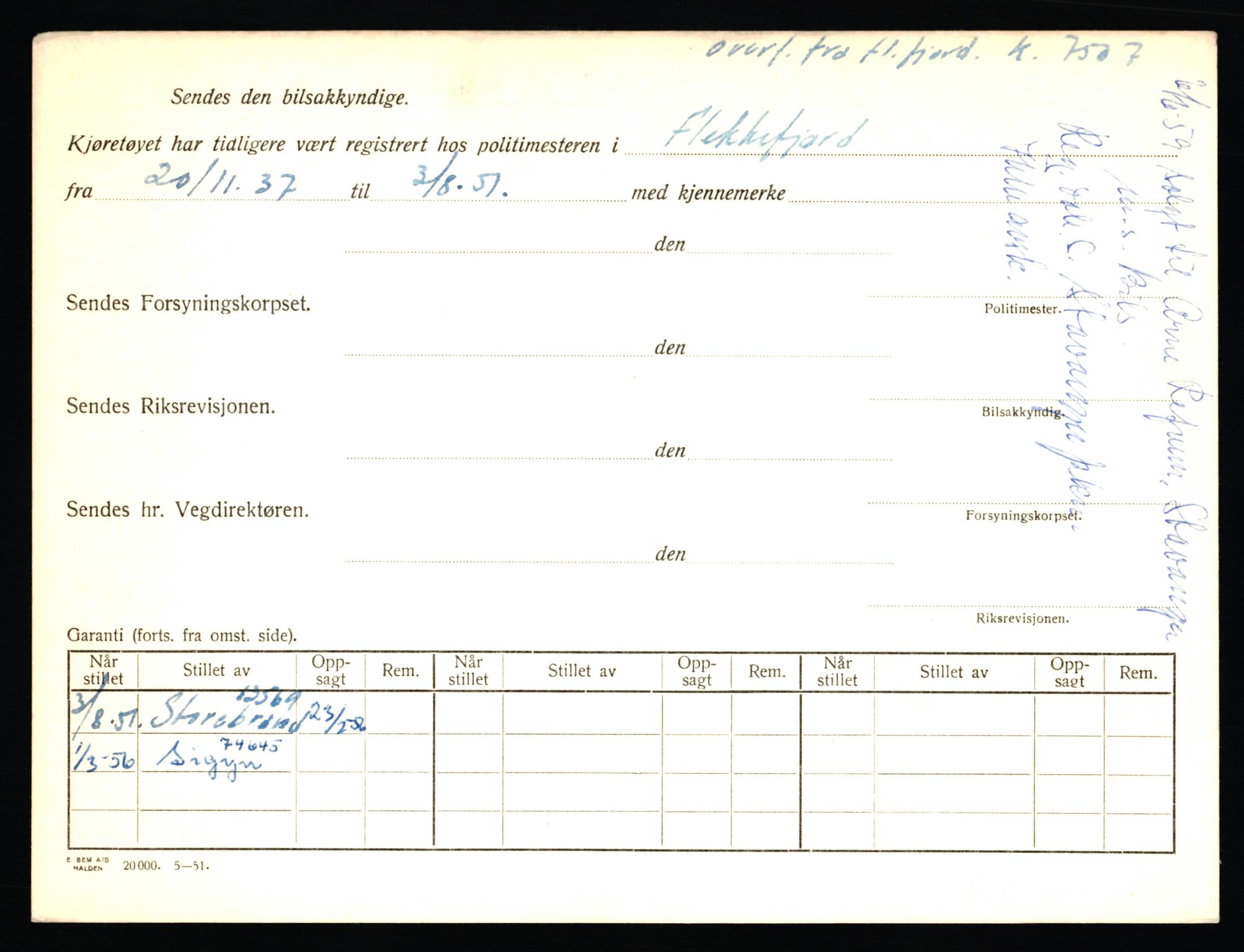 Stavanger trafikkstasjon, AV/SAST-A-101942/0/F/L0036: L-20000 - L-20499, 1930-1971, p. 1000