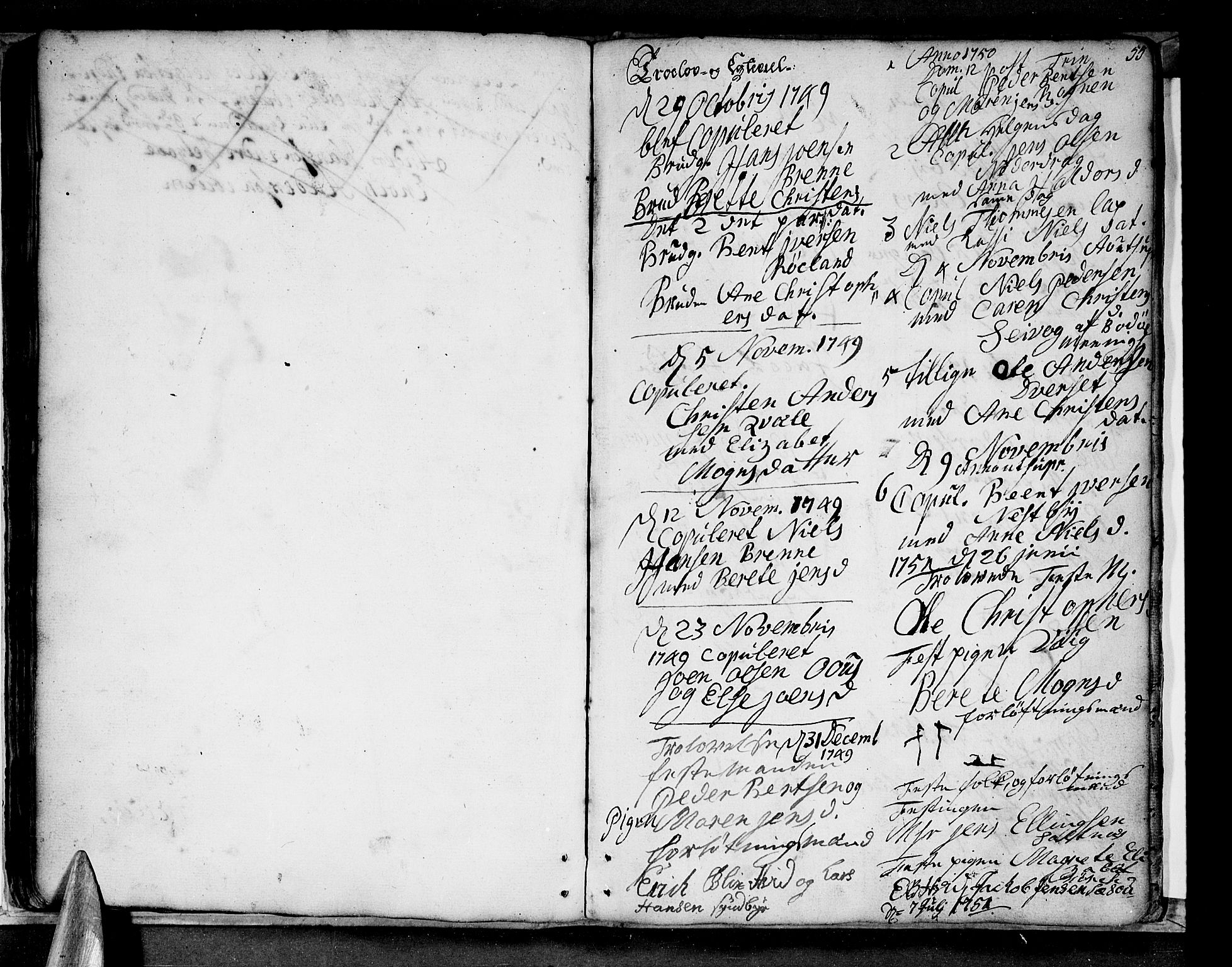 Ministerialprotokoller, klokkerbøker og fødselsregistre - Nordland, SAT/A-1459/847/L0663: Parish register (official) no. 847A03, 1749-1770, p. 55