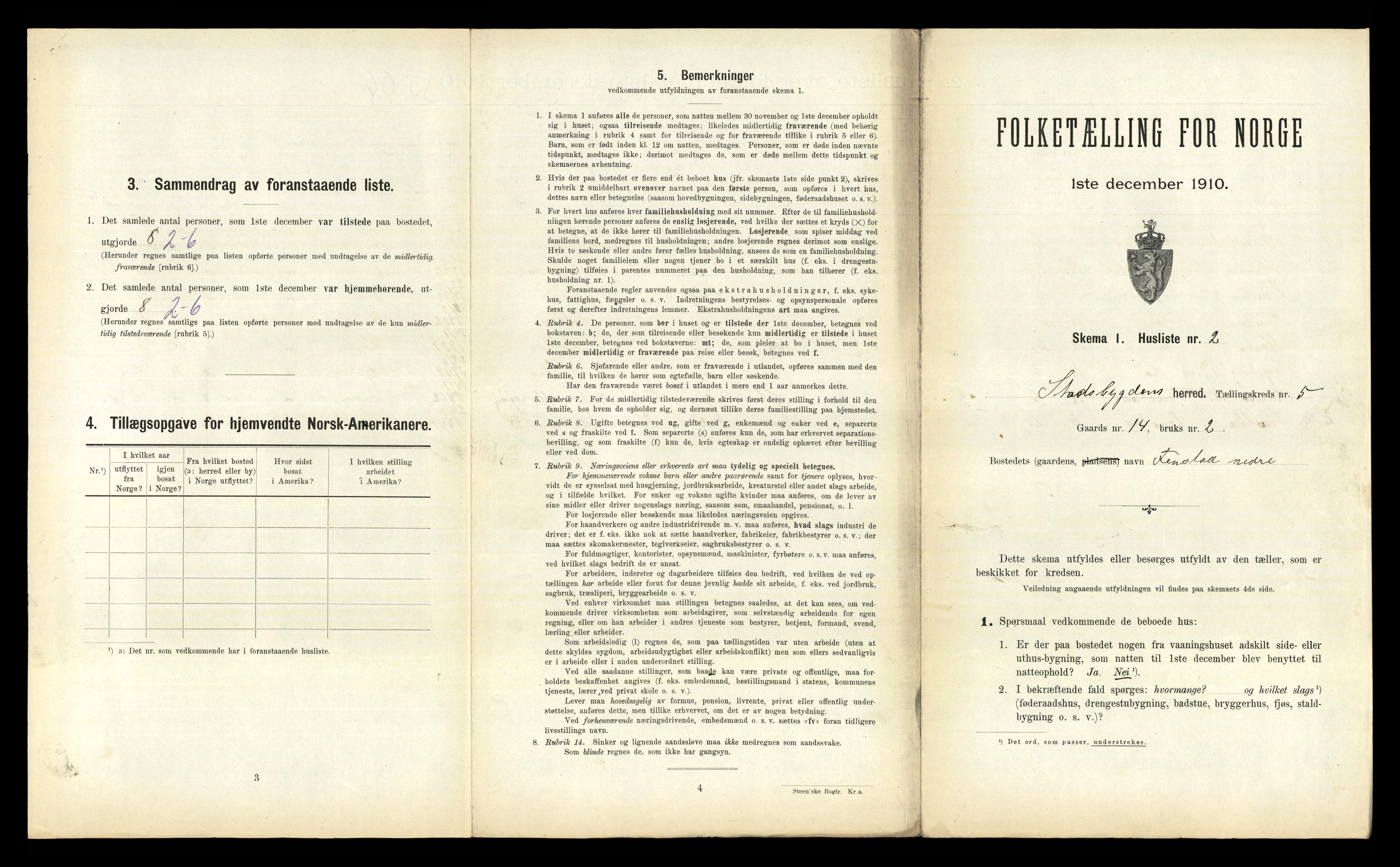 RA, 1910 census for Stadsbygd, 1910, p. 393