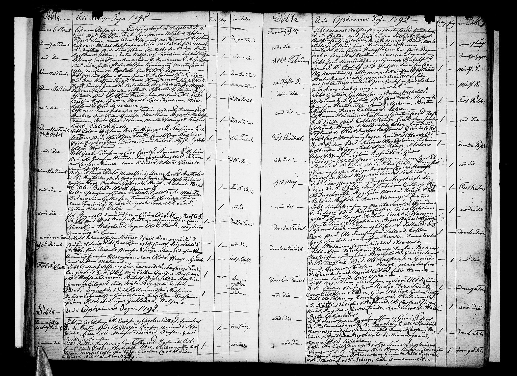 Voss sokneprestembete, SAB/A-79001/H/Haa: Parish register (official) no. A 9, 1780-1810, p. 109