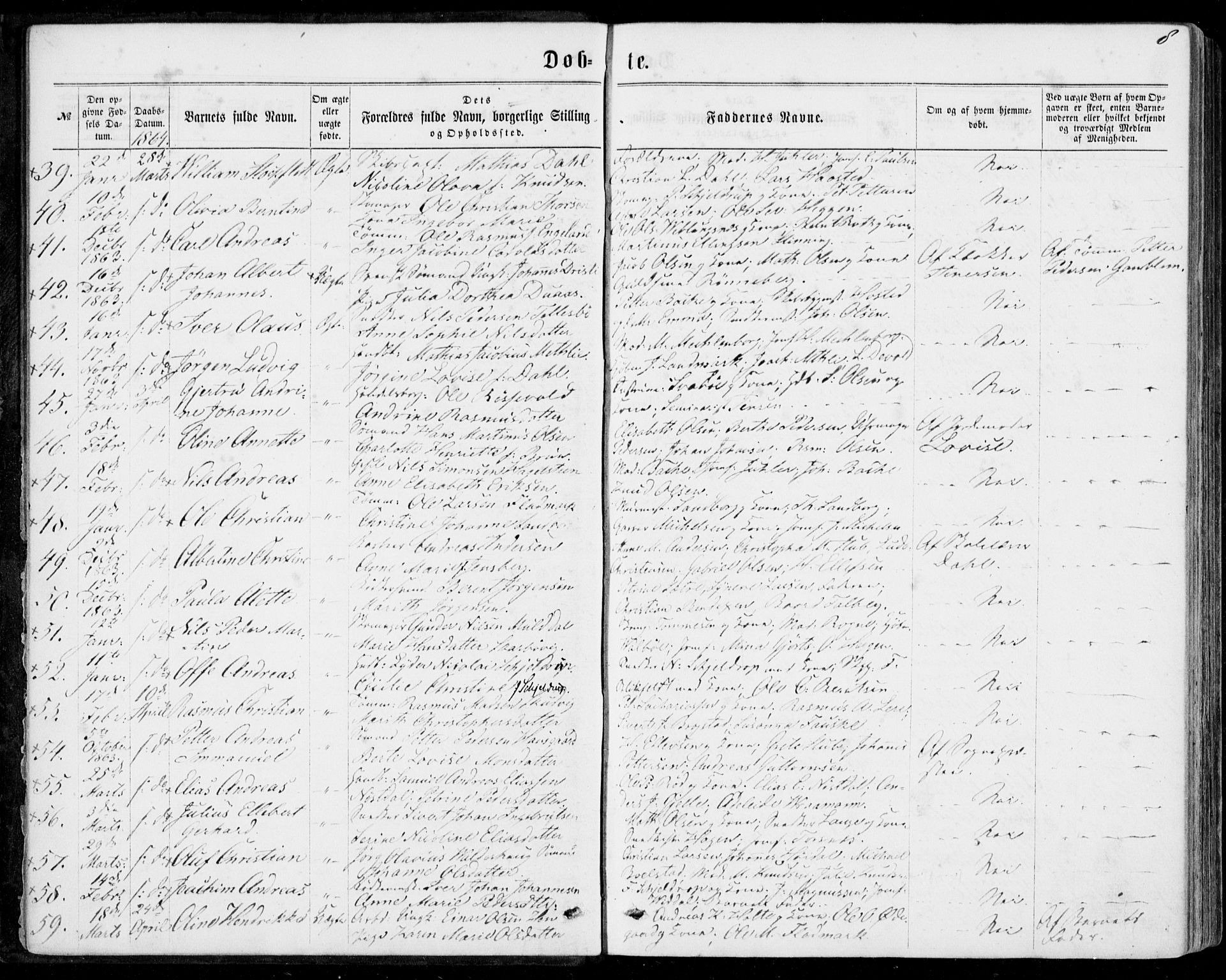 Ministerialprotokoller, klokkerbøker og fødselsregistre - Møre og Romsdal, SAT/A-1454/529/L0452: Parish register (official) no. 529A02, 1864-1871, p. 8