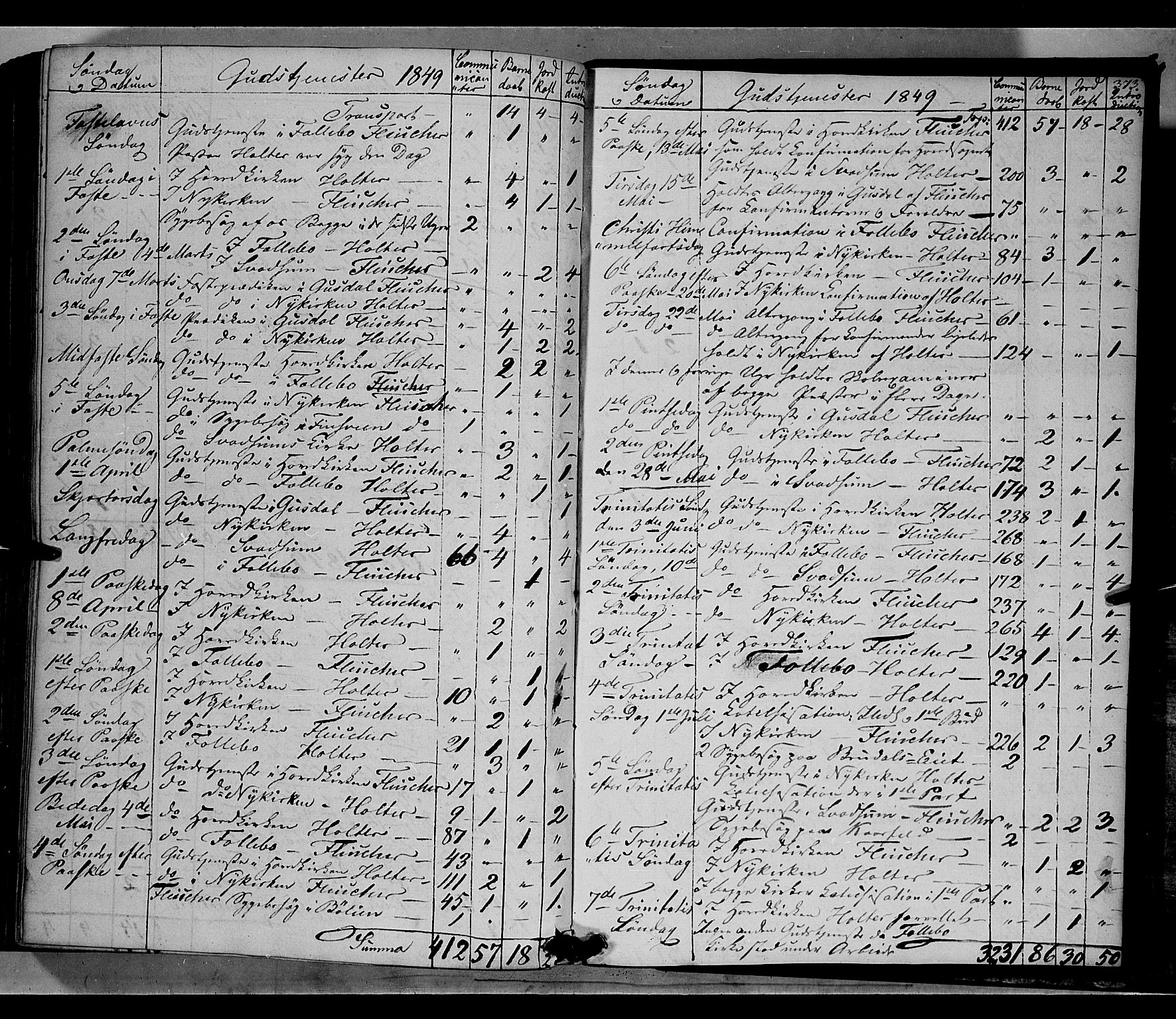 Gausdal prestekontor, SAH/PREST-090/H/Ha/Haa/L0007: Parish register (official) no. 7, 1840-1850, p. 373