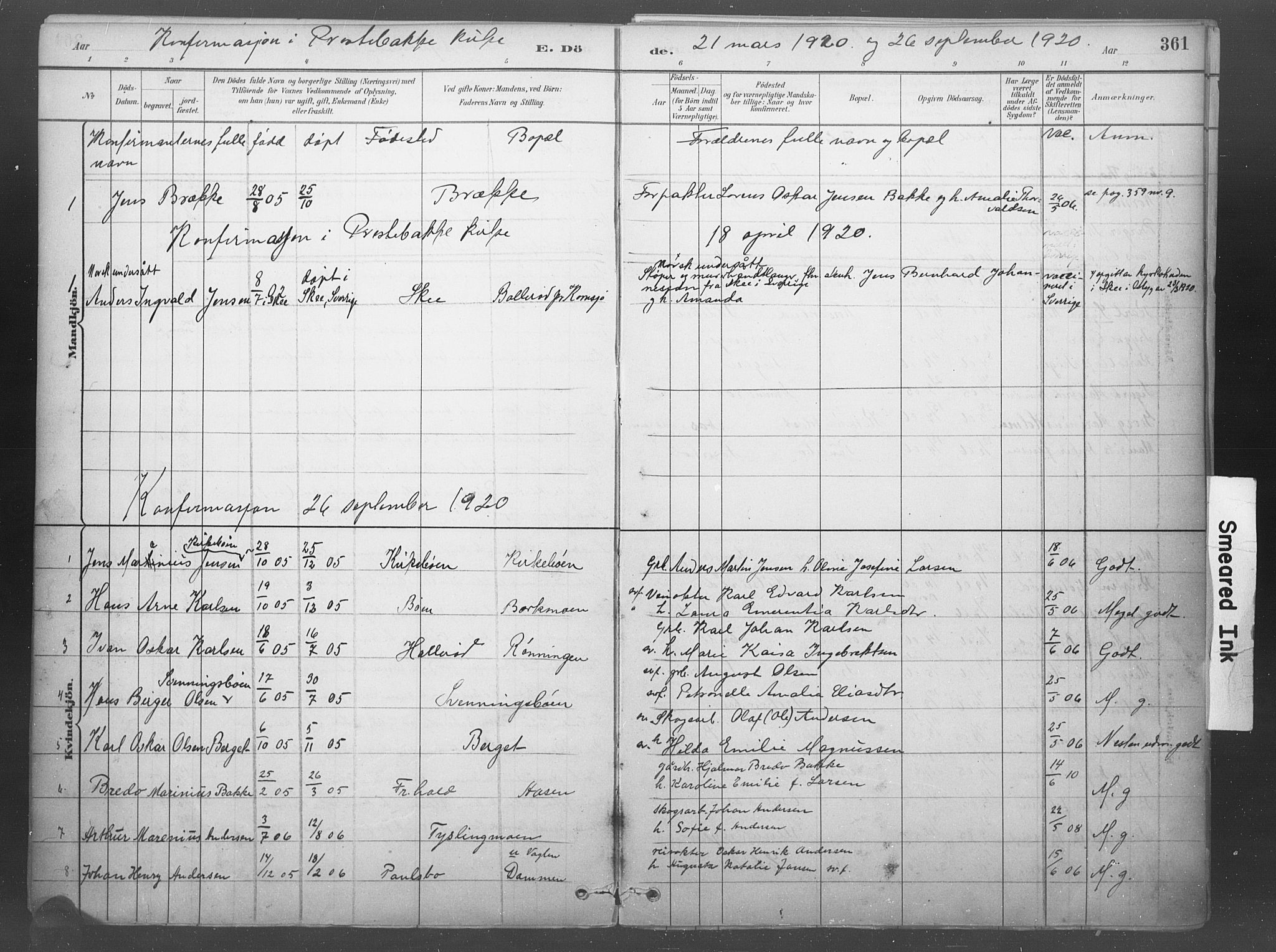 Idd prestekontor Kirkebøker, AV/SAO-A-10911/F/Fb/L0002: Parish register (official) no. II 2, 1882-1923, p. 361