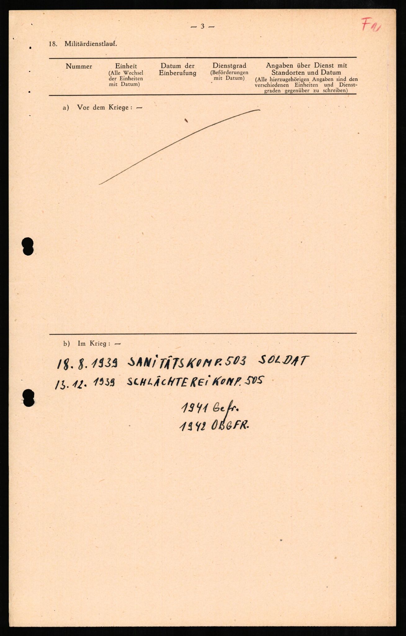 Forsvaret, Forsvarets overkommando II, RA/RAFA-3915/D/Db/L0007: CI Questionaires. Tyske okkupasjonsstyrker i Norge. Tyskere., 1945-1946, p. 484