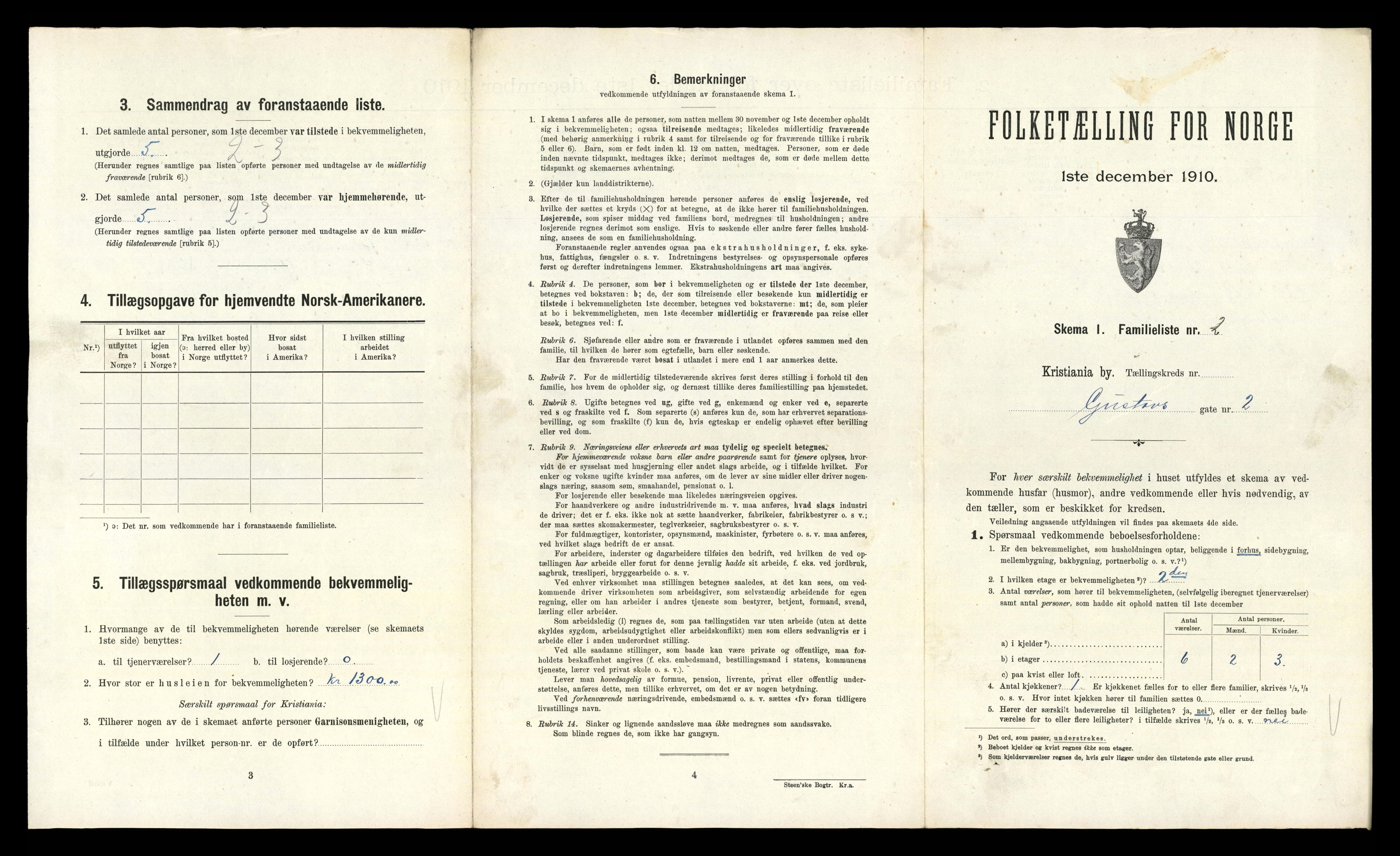 RA, 1910 census for Kristiania, 1910, p. 31697