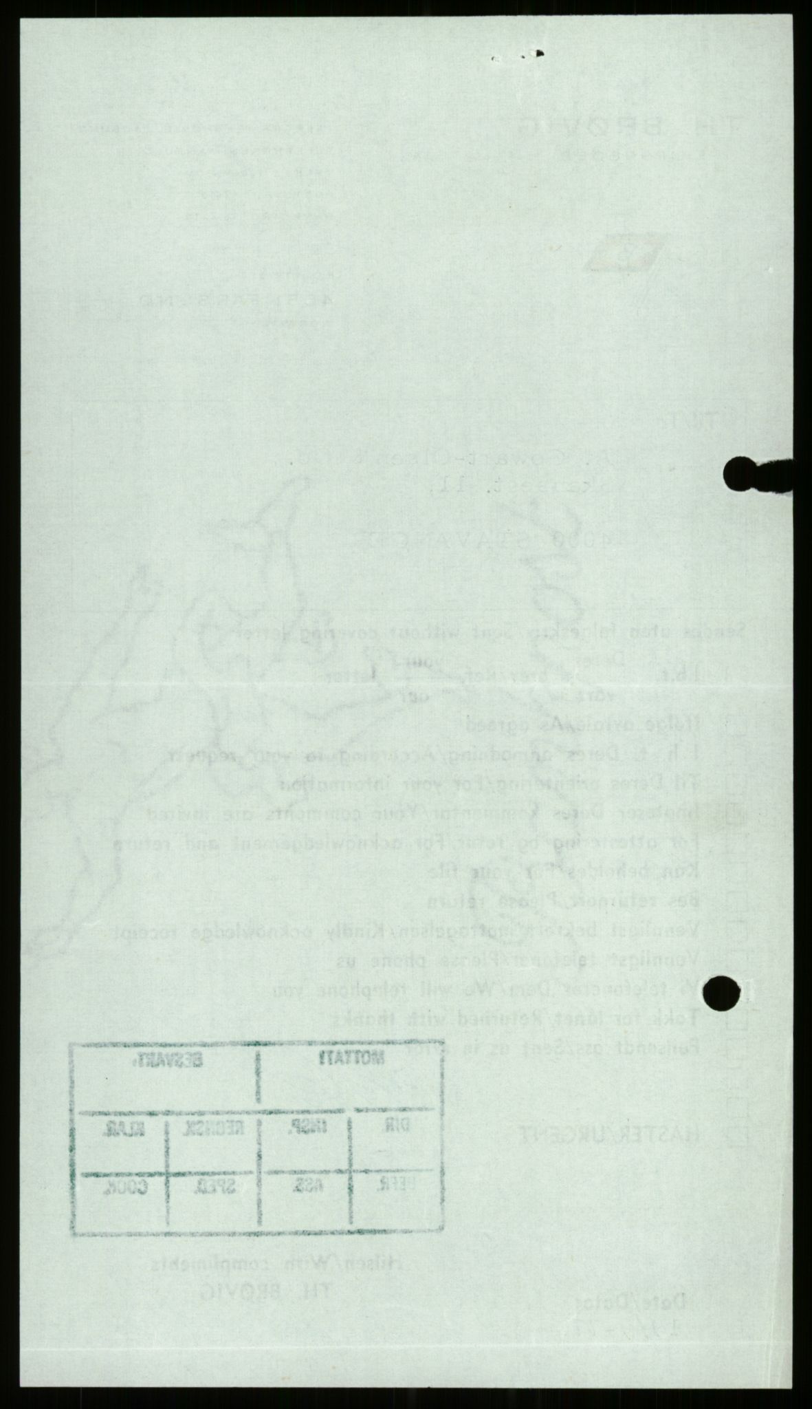 Pa 1503 - Stavanger Drilling AS, AV/SAST-A-101906/D/L0007: Korrespondanse og saksdokumenter, 1974-1981, p. 1138