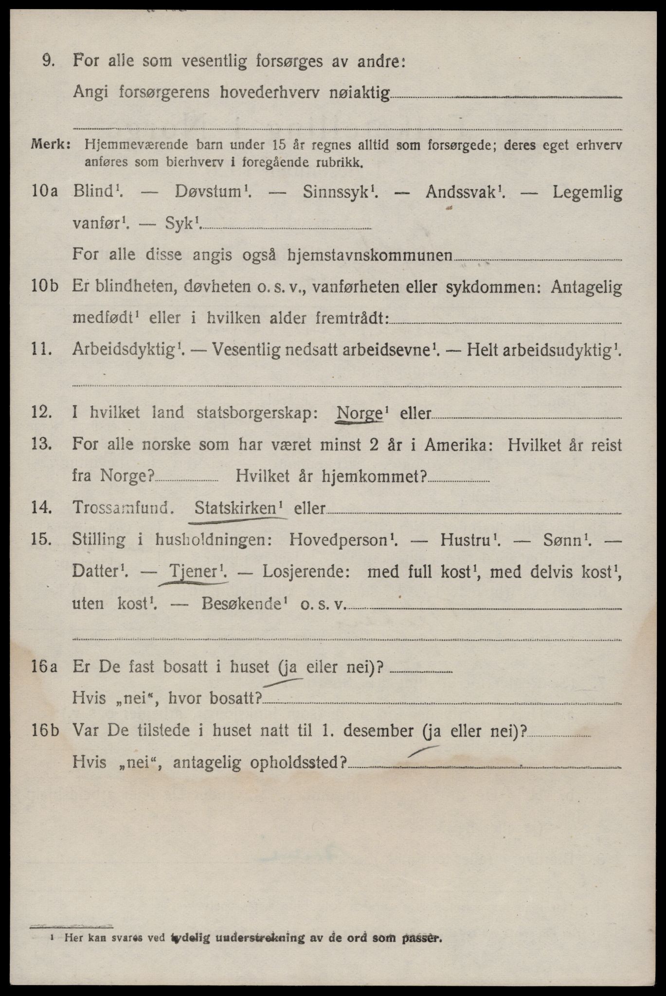 SAKO, 1920 census for Seljord, 1920, p. 3895