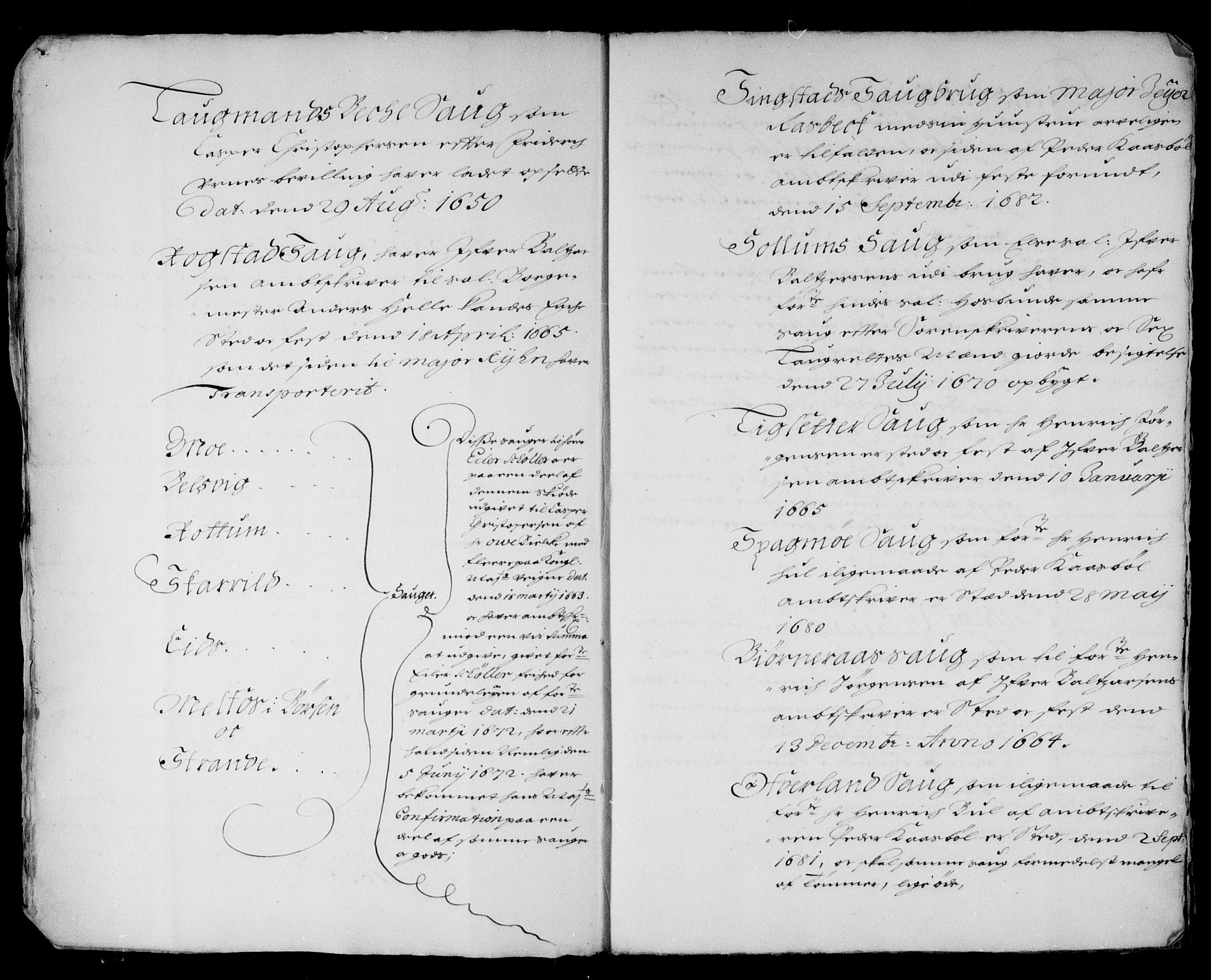 Danske Kanselli, Skapsaker, AV/RA-EA-4061/F/L0005: Skap 8, pakke 103B-104, 1683-1689, p. 124