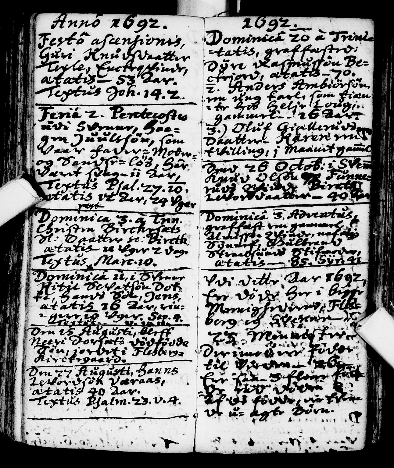 Flesberg kirkebøker, AV/SAKO-A-18/F/Fa/L0001: Parish register (official) no. I 1, 1688-1725
