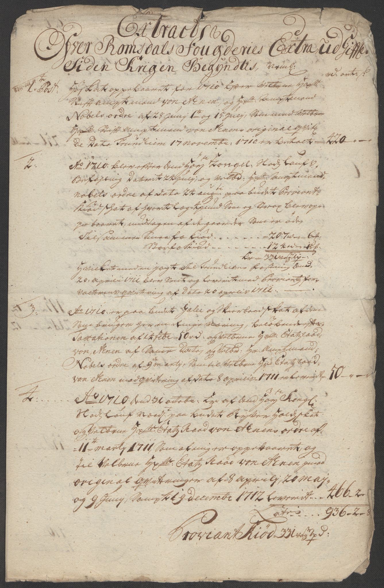 Rentekammeret inntil 1814, Reviderte regnskaper, Fogderegnskap, RA/EA-4092/R55/L3662: Fogderegnskap Romsdal, 1713-1714, p. 287