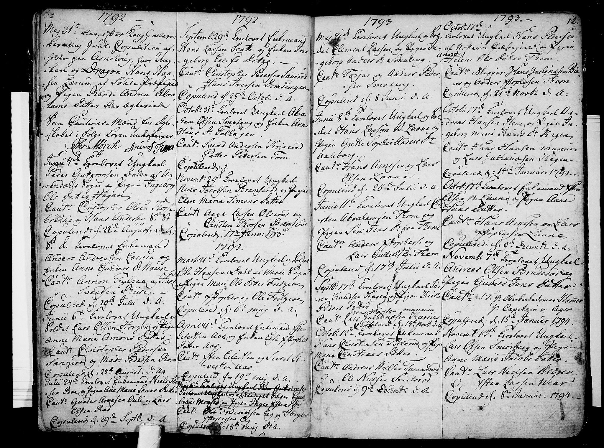 Sem kirkebøker, AV/SAKO-A-5/F/Fa/L0002: Parish register (official) no. I 2, 1764-1798, p. 12