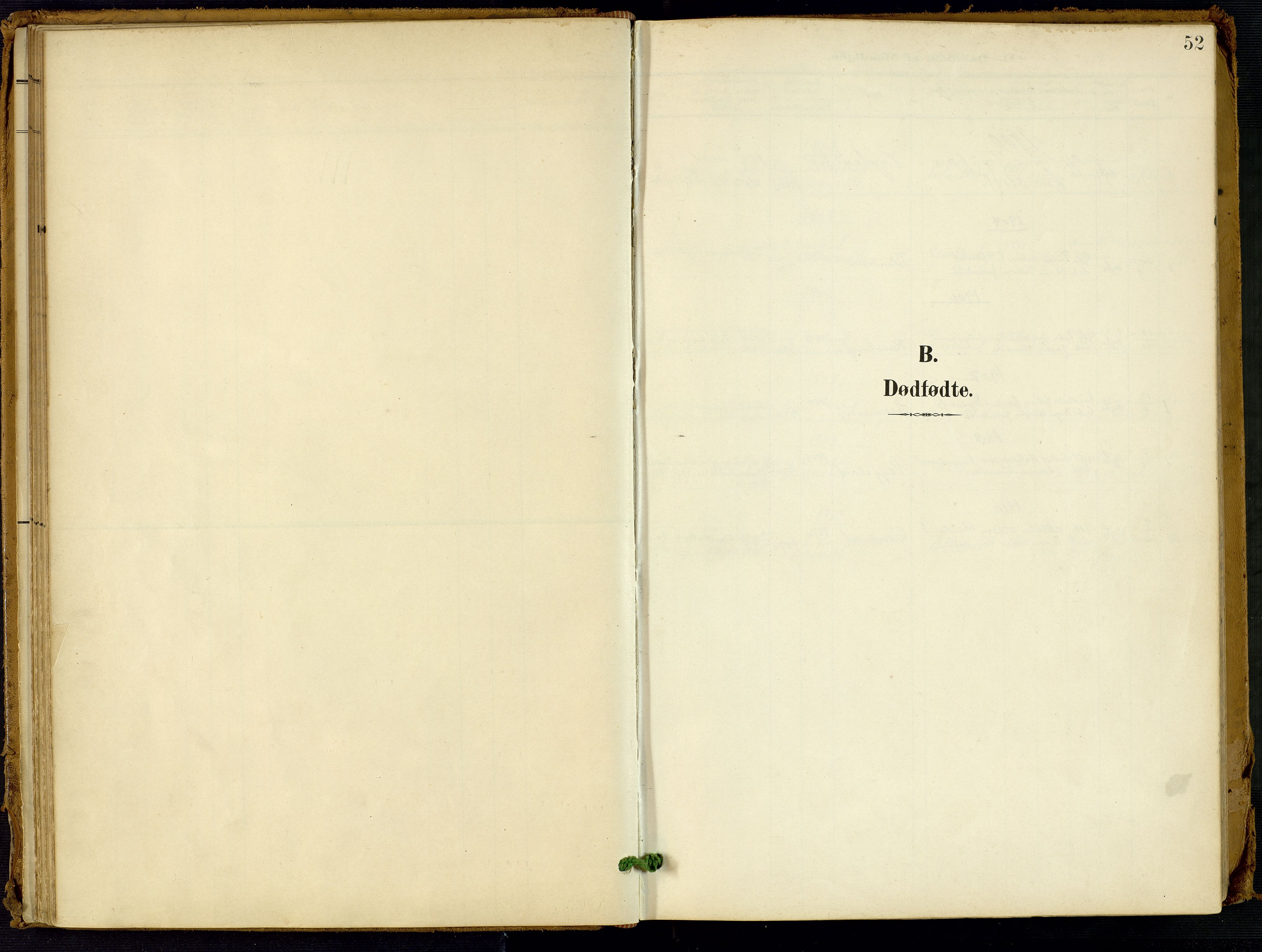 Fjotland sokneprestkontor, SAK/1111-0010/F/Fa/L0003: Parish register (official) no. A 3, 1899-1917, p. 52