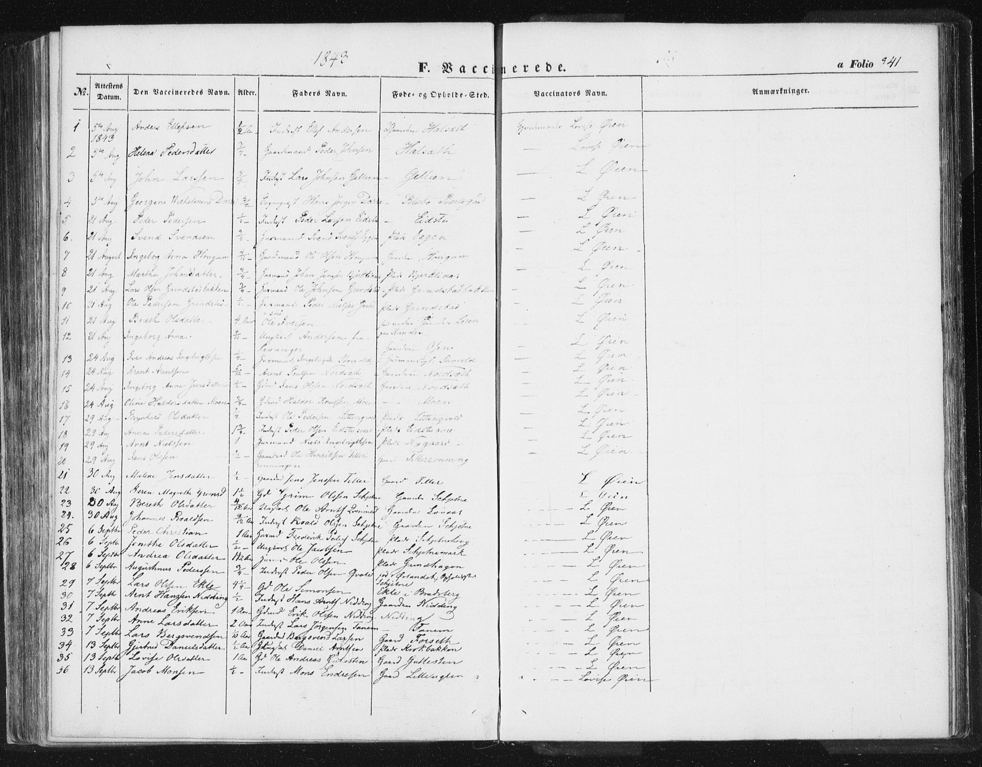 Ministerialprotokoller, klokkerbøker og fødselsregistre - Sør-Trøndelag, SAT/A-1456/618/L0441: Parish register (official) no. 618A05, 1843-1862, p. 341