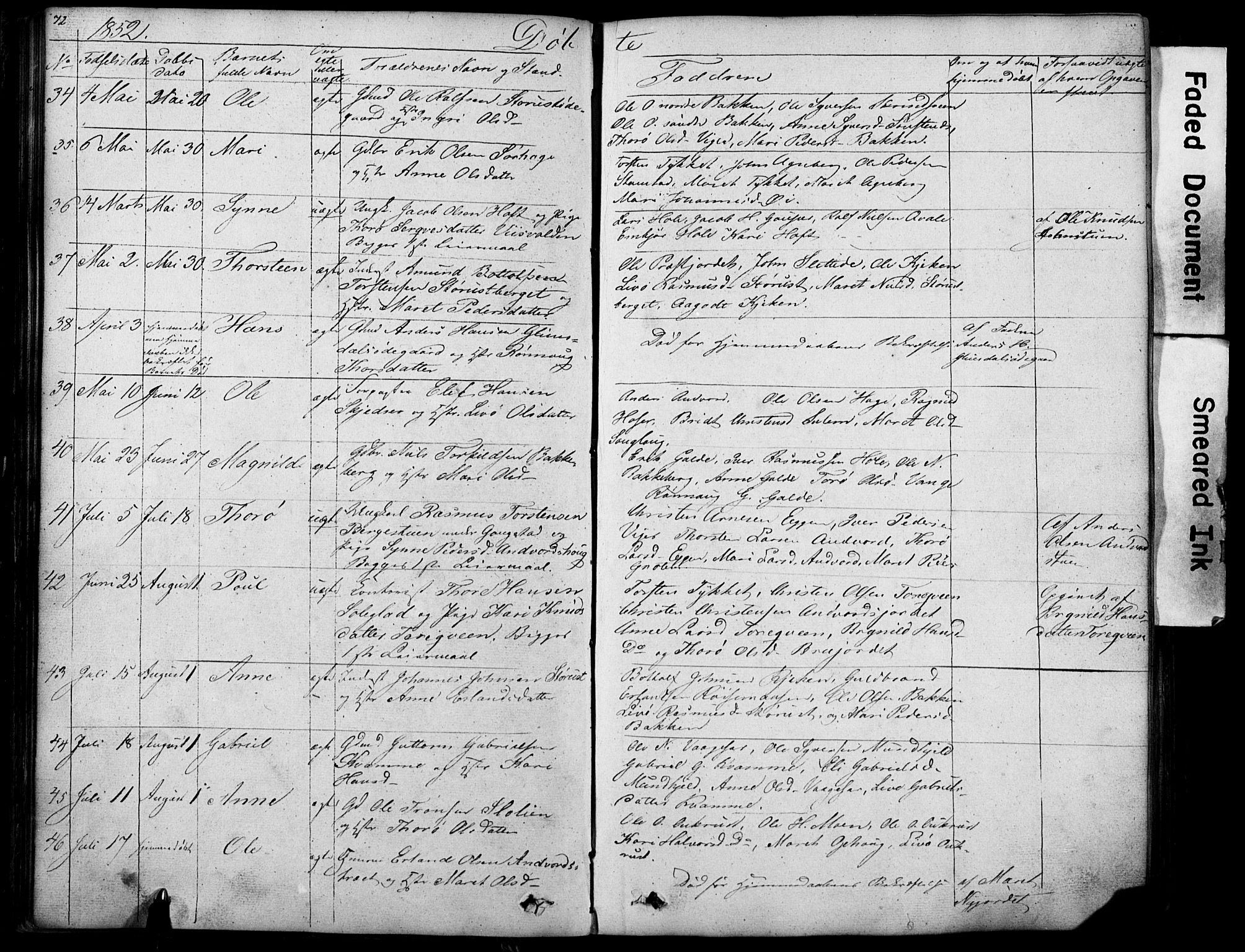 Lom prestekontor, AV/SAH-PREST-070/L/L0012: Parish register (copy) no. 12, 1845-1873, p. 72-73