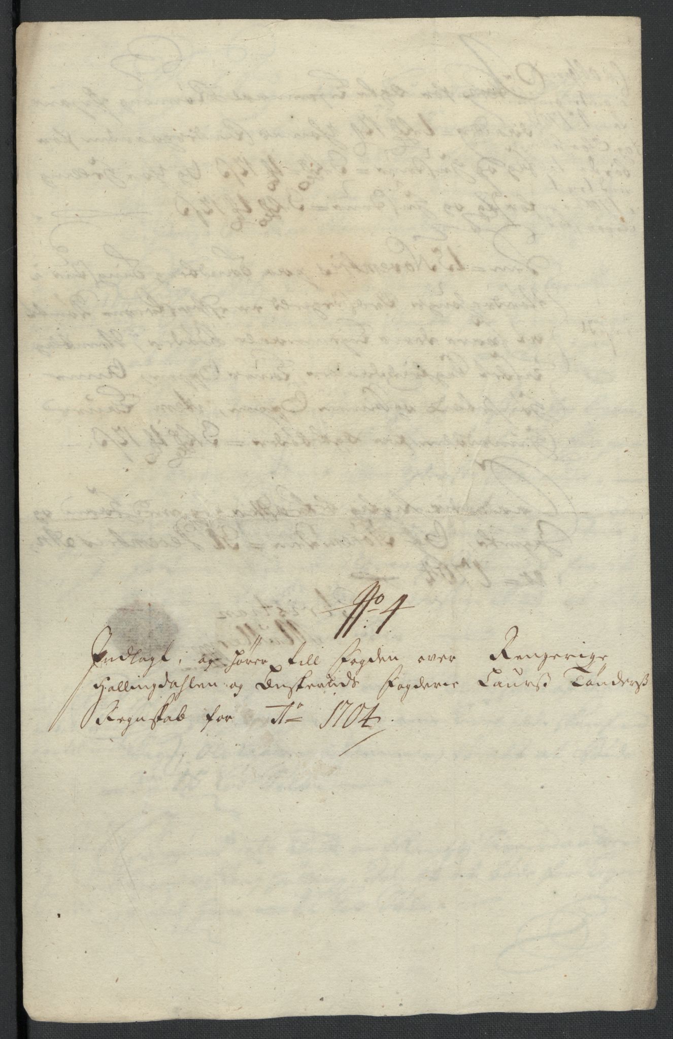 Rentekammeret inntil 1814, Reviderte regnskaper, Fogderegnskap, AV/RA-EA-4092/R22/L1463: Fogderegnskap Ringerike, Hallingdal og Buskerud, 1704, p. 195