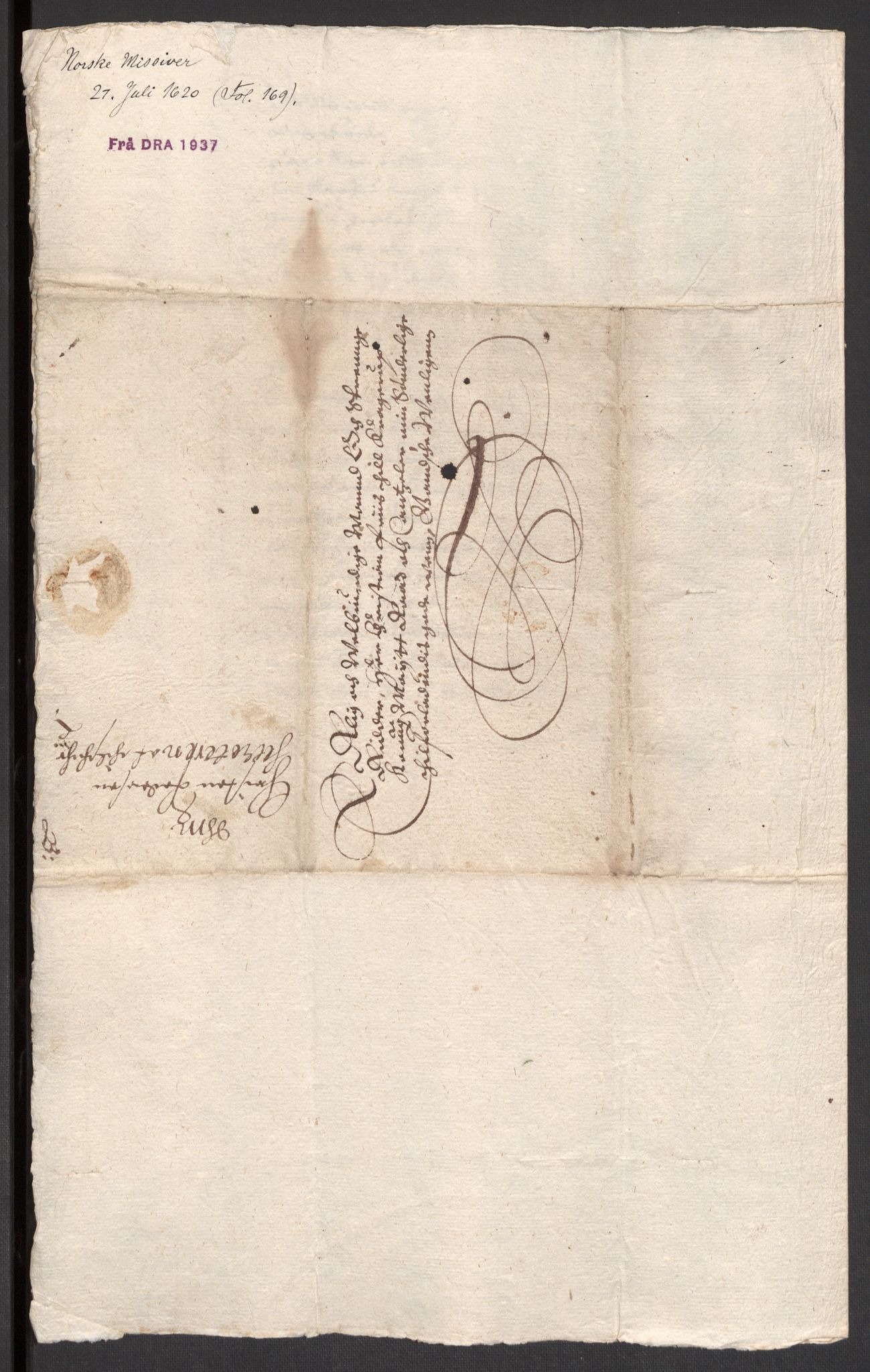 Danske Kanselli 1572-1799, AV/RA-EA-3023/F/Fc/Fcc/Fcca/L0002: Norske innlegg 1572-1799, 1613-1622, p. 288