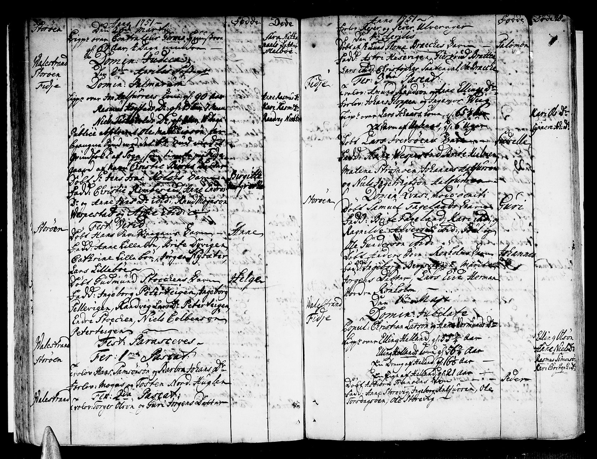 Stord sokneprestembete, AV/SAB-A-78201/H/Haa: Parish register (official) no. A 2, 1744-1777, p. 48