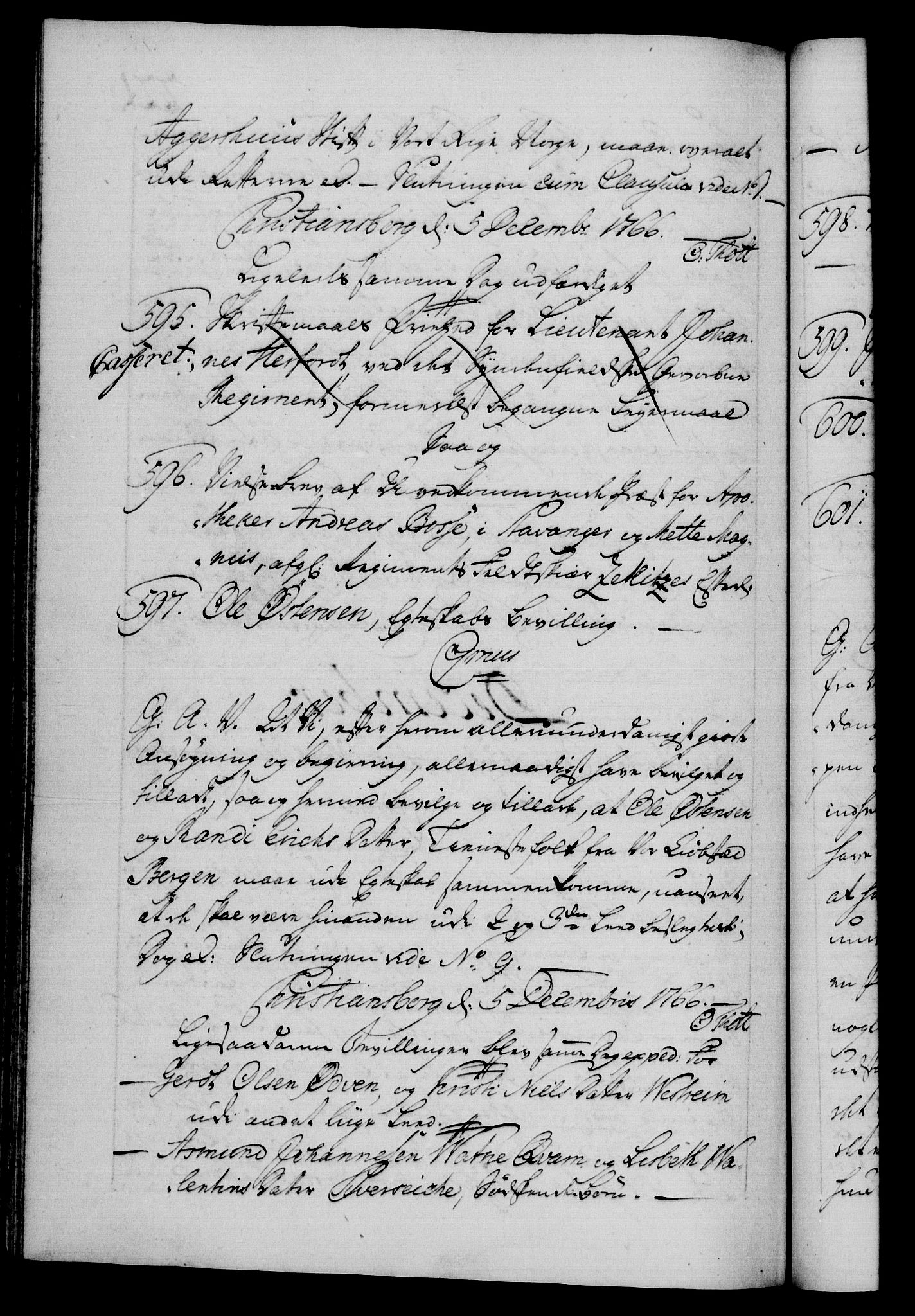 Danske Kanselli 1572-1799, AV/RA-EA-3023/F/Fc/Fca/Fcaa/L0043: Norske registre, 1766-1768, p. 221b