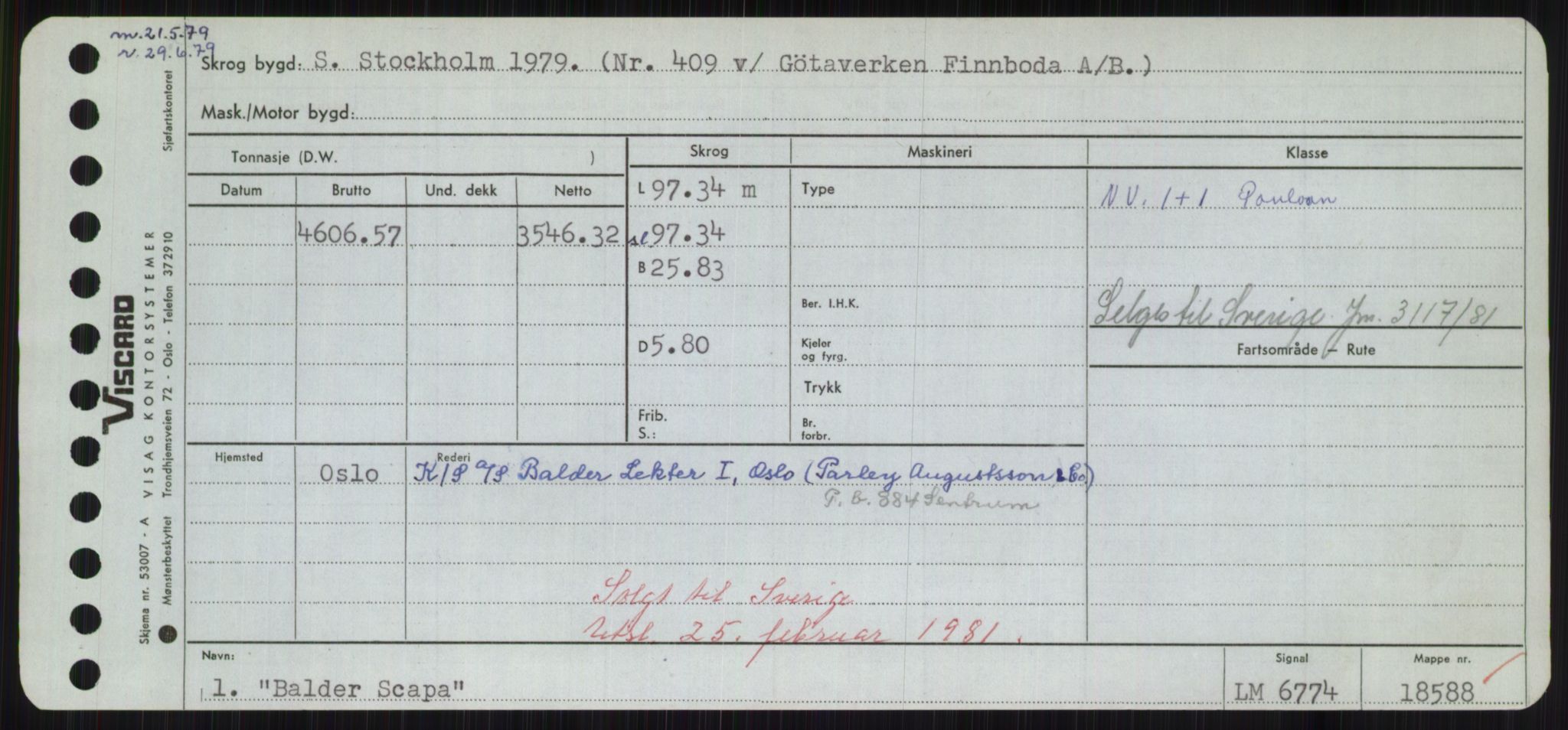 Sjøfartsdirektoratet med forløpere, Skipsmålingen, RA/S-1627/H/Hd/L0003: Fartøy, B-Bev, p. 125