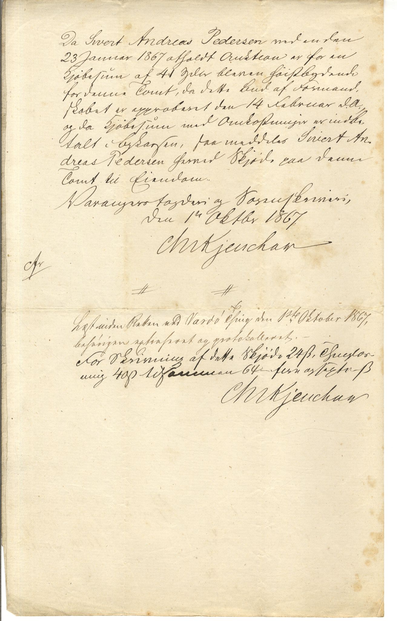 Brodtkorb handel A/S, VAMU/A-0001/Q/Qb/L0001: Skjøter og grunnbrev i Vardø by, 1822-1943, p. 291