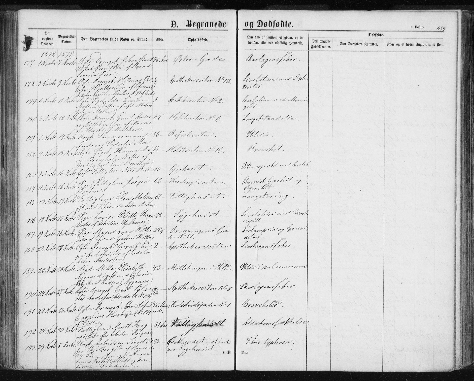 Ministerialprotokoller, klokkerbøker og fødselsregistre - Sør-Trøndelag, AV/SAT-A-1456/601/L0055: Parish register (official) no. 601A23, 1866-1877, p. 459