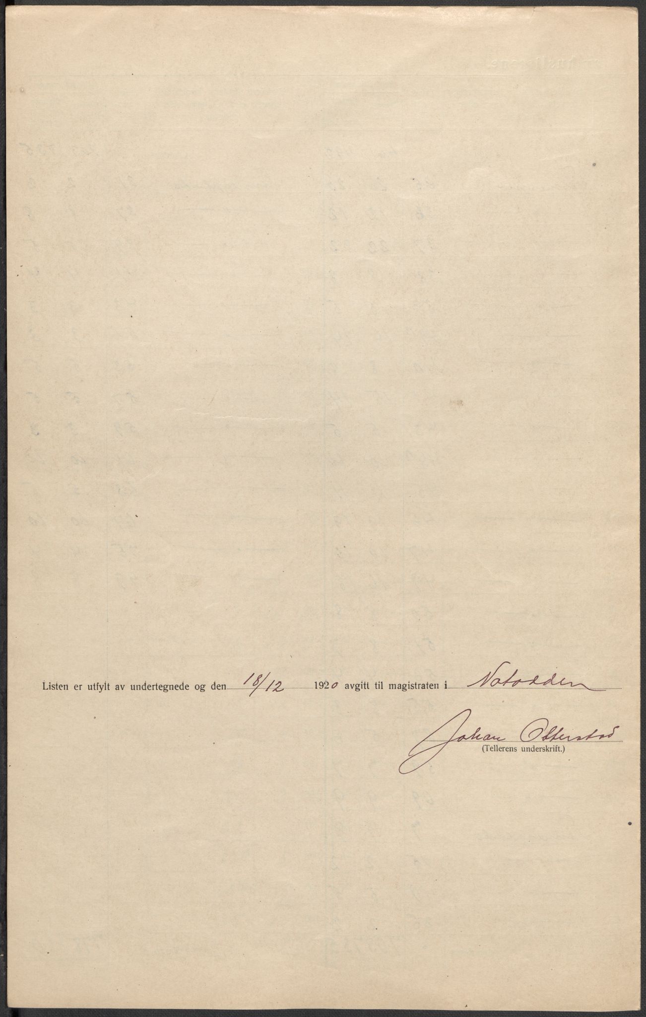 SAKO, 1920 census for Notodden, 1920, p. 25