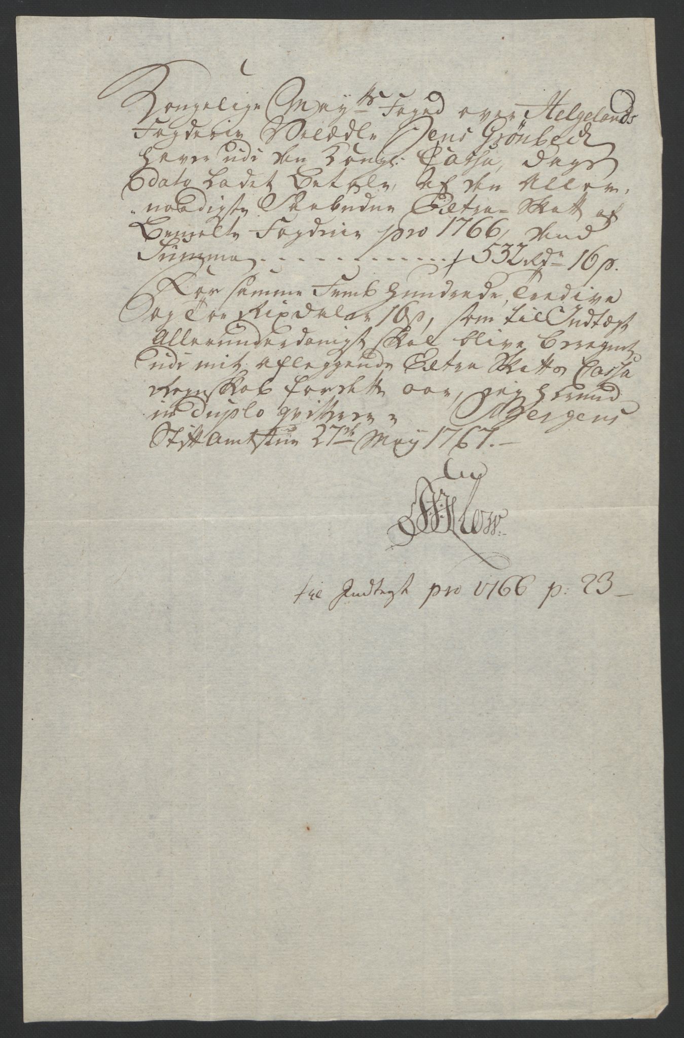Rentekammeret inntil 1814, Reviderte regnskaper, Fogderegnskap, RA/EA-4092/R65/L4573: Ekstraskatten Helgeland, 1762-1772, p. 142