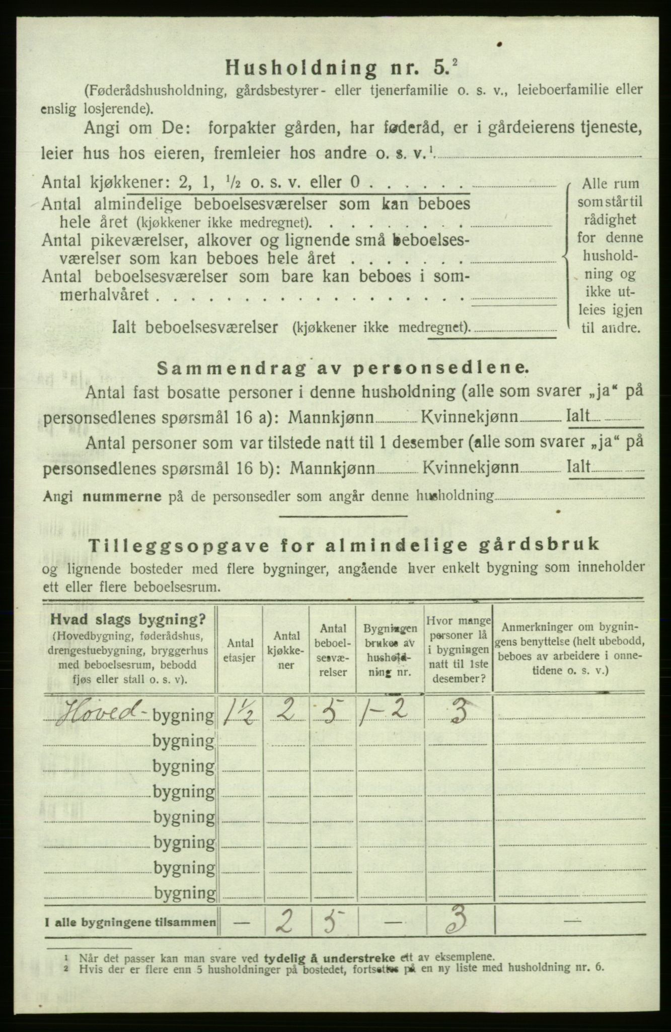 SAB, 1920 census for Kvinnherad, 1920, p. 2835