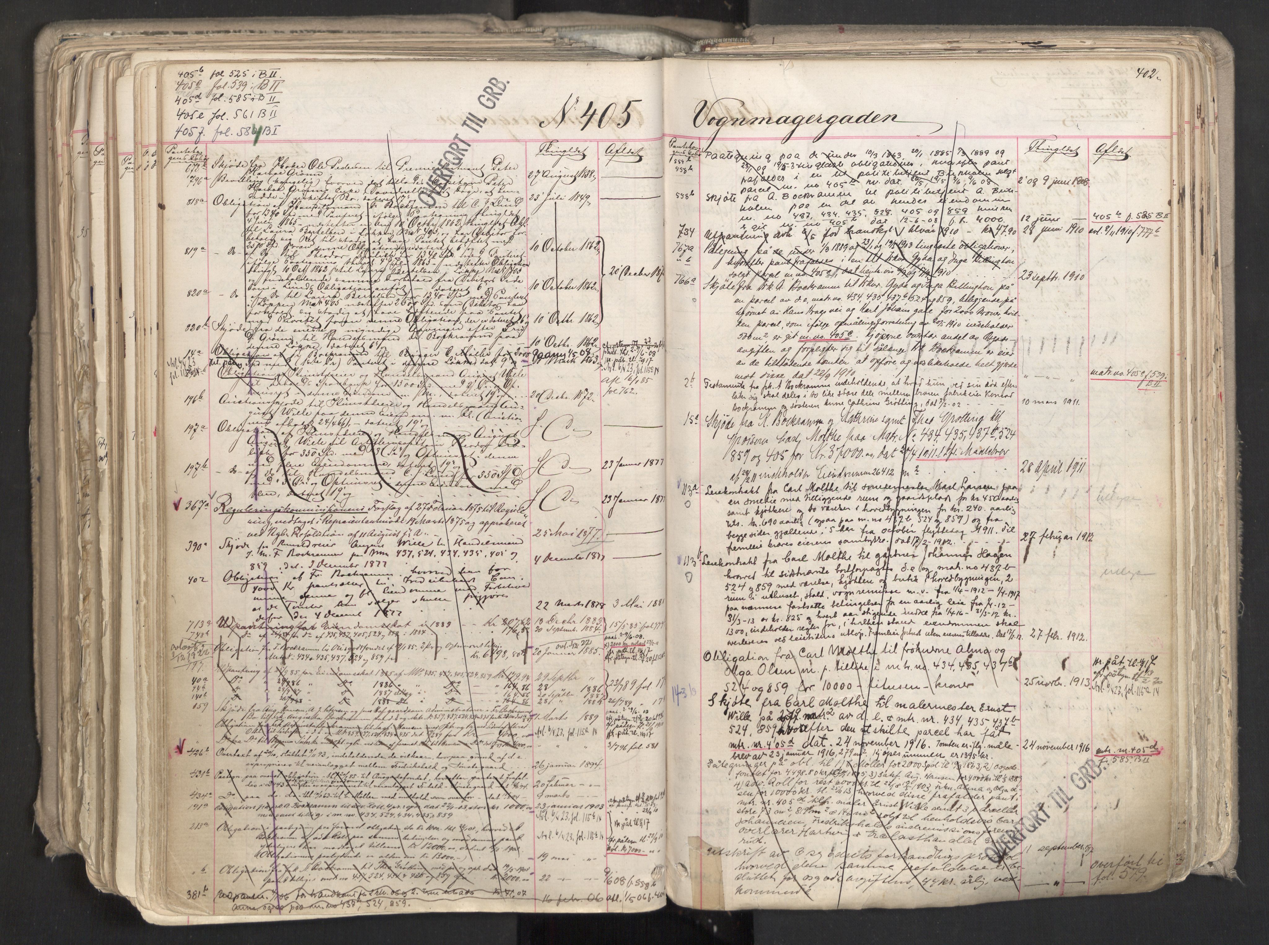 Halden byfogd, AV/SAO-A-10865/G/Ga/Gaa/Gaab/L0001: Mortgage register no. II 1, 1873-1955, p. 402