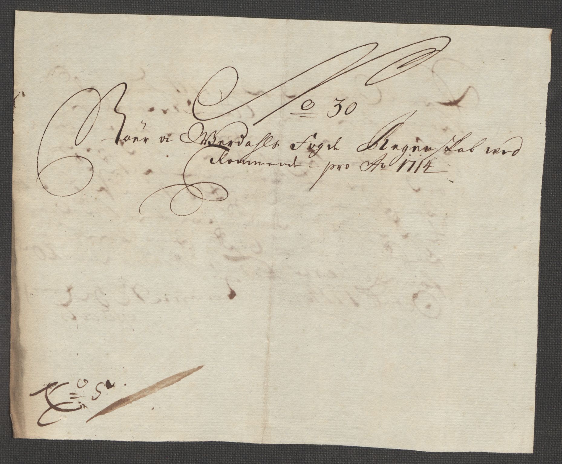 Rentekammeret inntil 1814, Reviderte regnskaper, Fogderegnskap, AV/RA-EA-4092/R62/L4204: Fogderegnskap Stjørdal og Verdal, 1714, p. 265