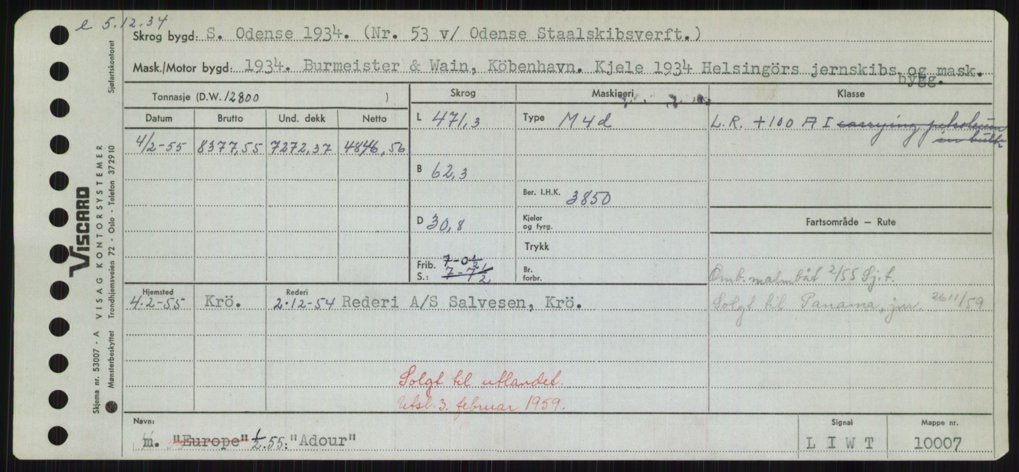 Sjøfartsdirektoratet med forløpere, Skipsmålingen, AV/RA-S-1627/H/Hd/L0001: Fartøy, A-Anv, p. 95