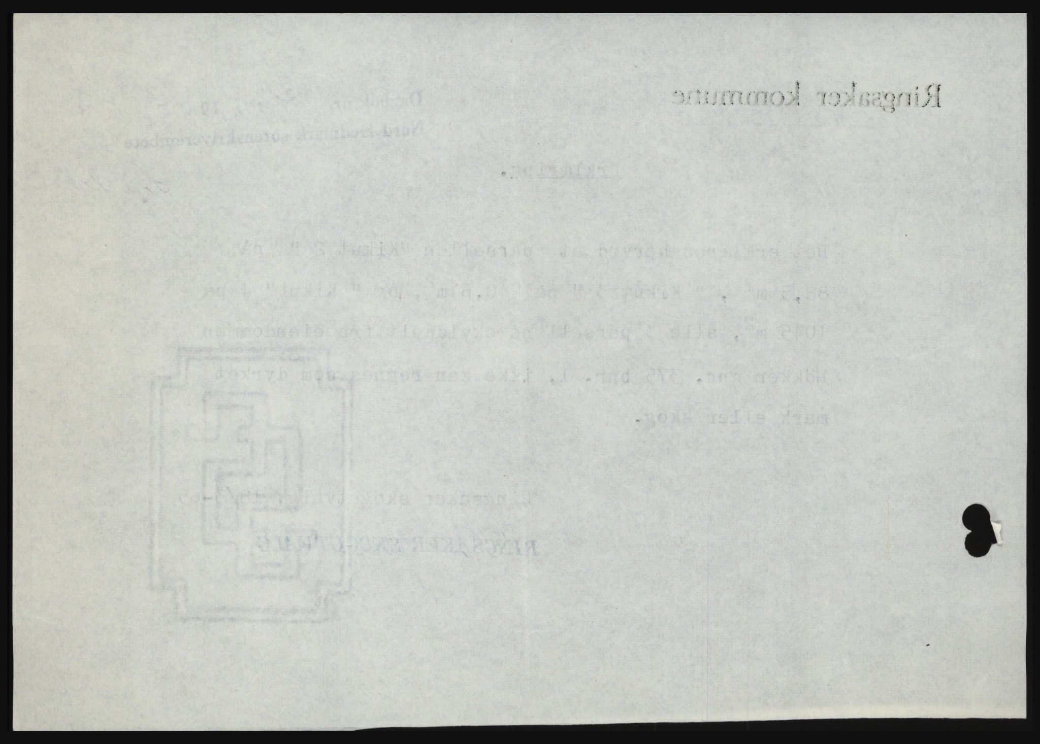 Nord-Hedmark sorenskriveri, SAH/TING-012/H/Hc/L0021: Mortgage book no. 21, 1964-1965, Diary no: : 1190/1965