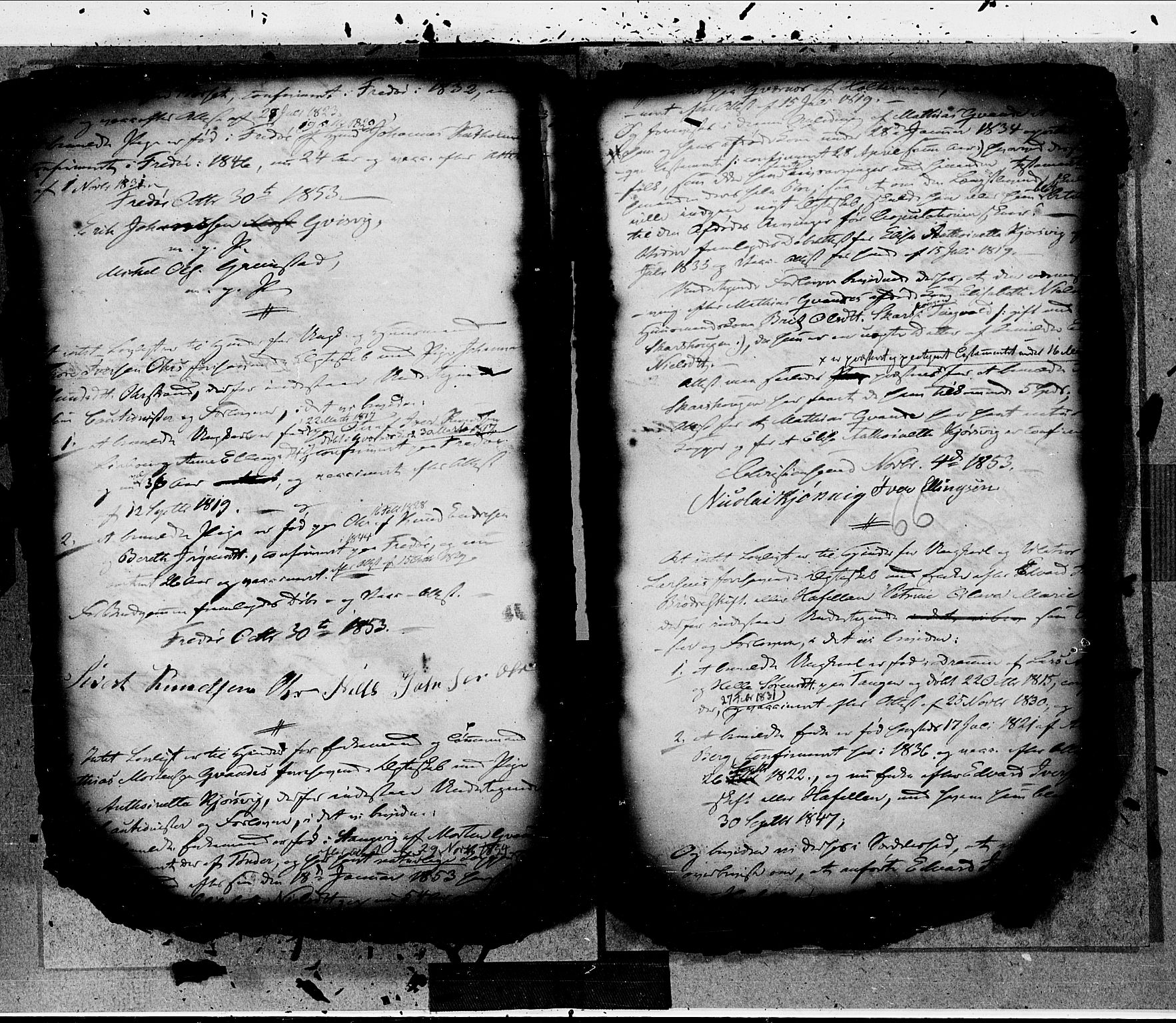 Kristiansund sokneprestkontor, AV/SAT-A-1068/1/I/I1: Best man's statements no. 16, 1846-1855, p. 66