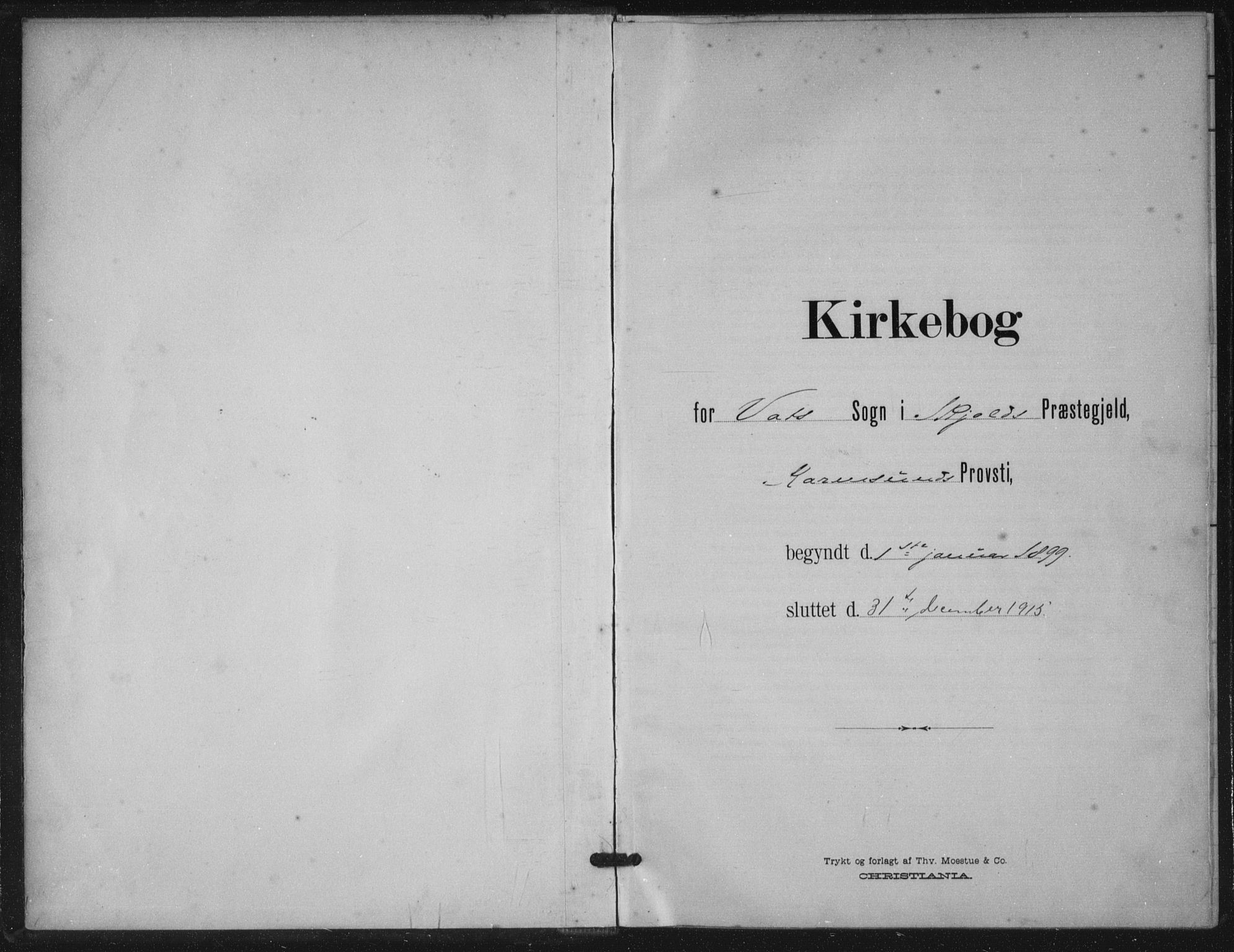 Skjold sokneprestkontor, SAST/A-101847/H/Ha/Haa/L0012: Parish register (official) no. A 12, 1899-1915