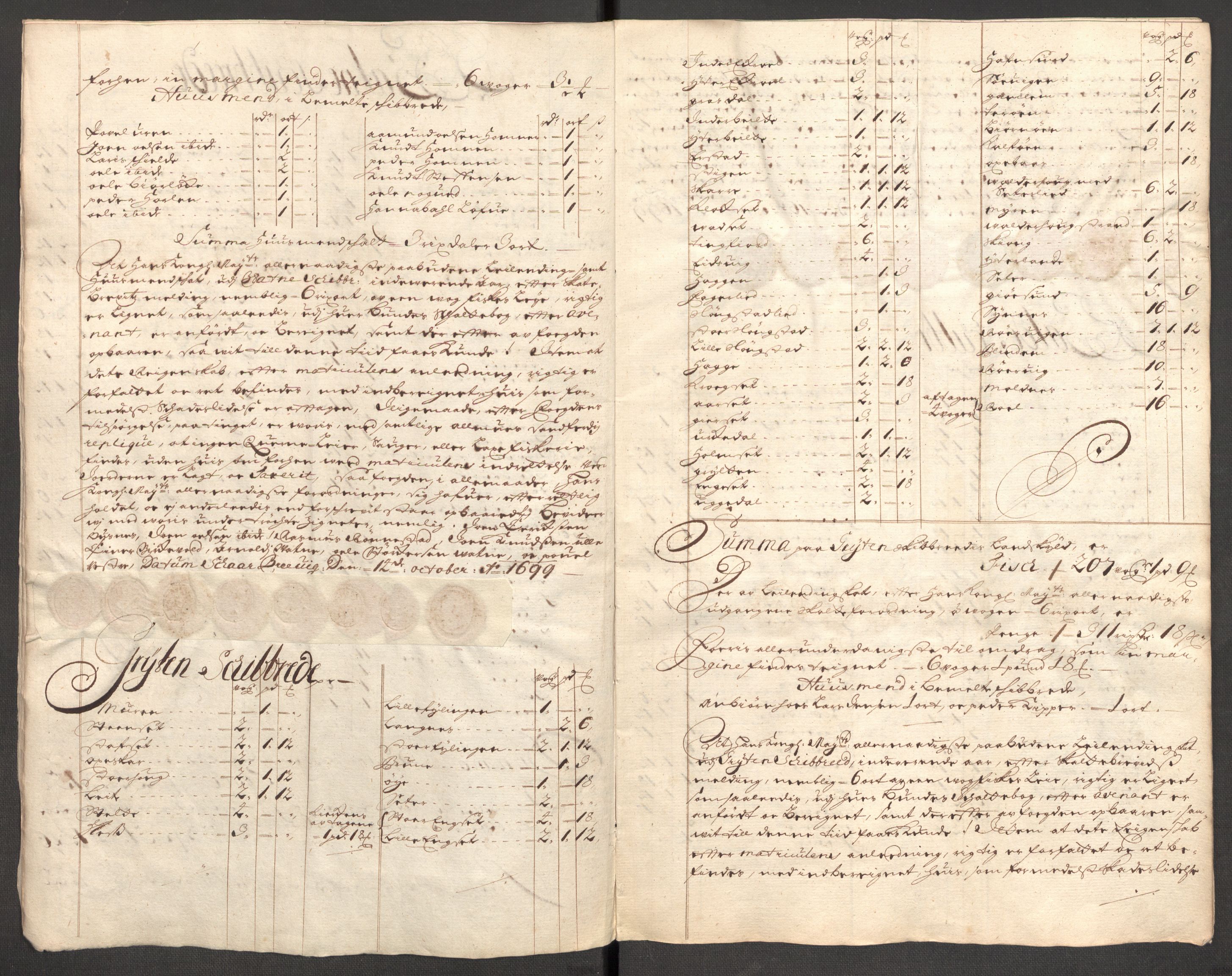 Rentekammeret inntil 1814, Reviderte regnskaper, Fogderegnskap, AV/RA-EA-4092/R54/L3557: Fogderegnskap Sunnmøre, 1699, p. 85