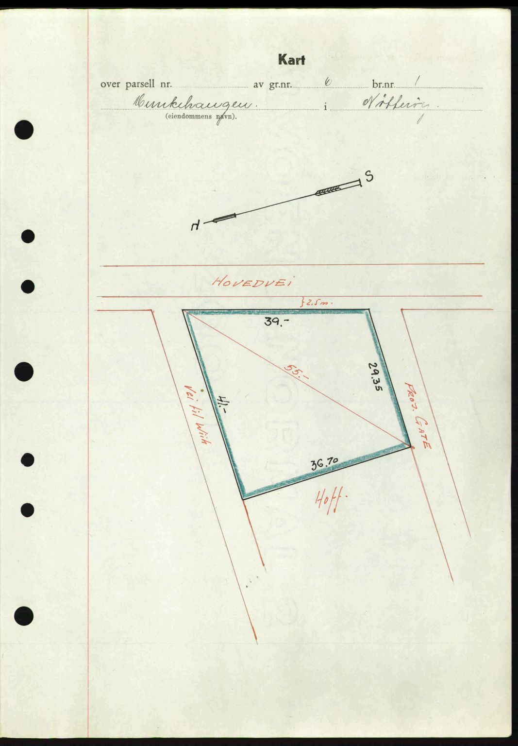 Tønsberg sorenskriveri, AV/SAKO-A-130/G/Ga/Gaa/L0014: Mortgage book no. A14, 1943-1944, Diary no: : 425/1944